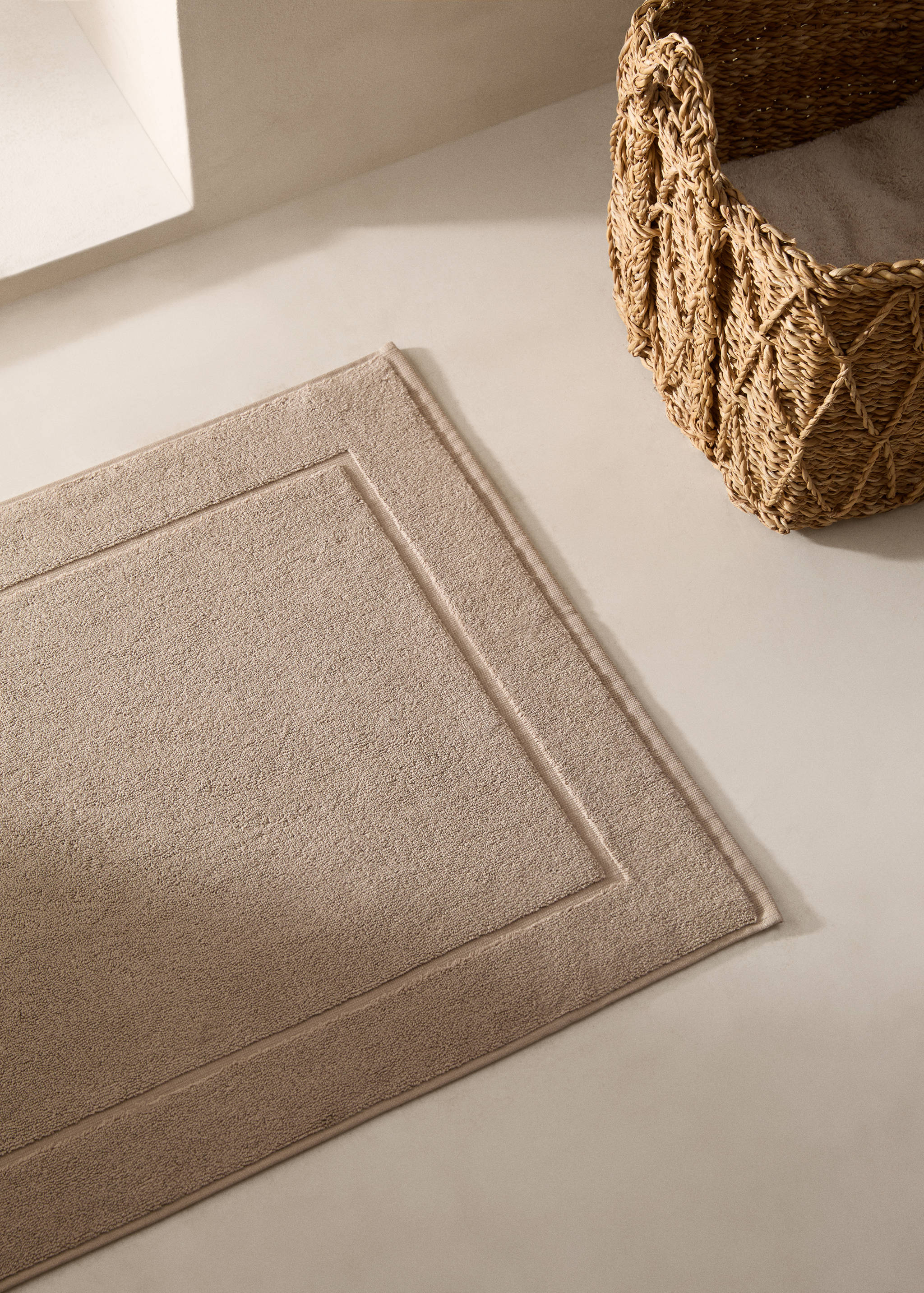 100% cotton bath mat - General plane