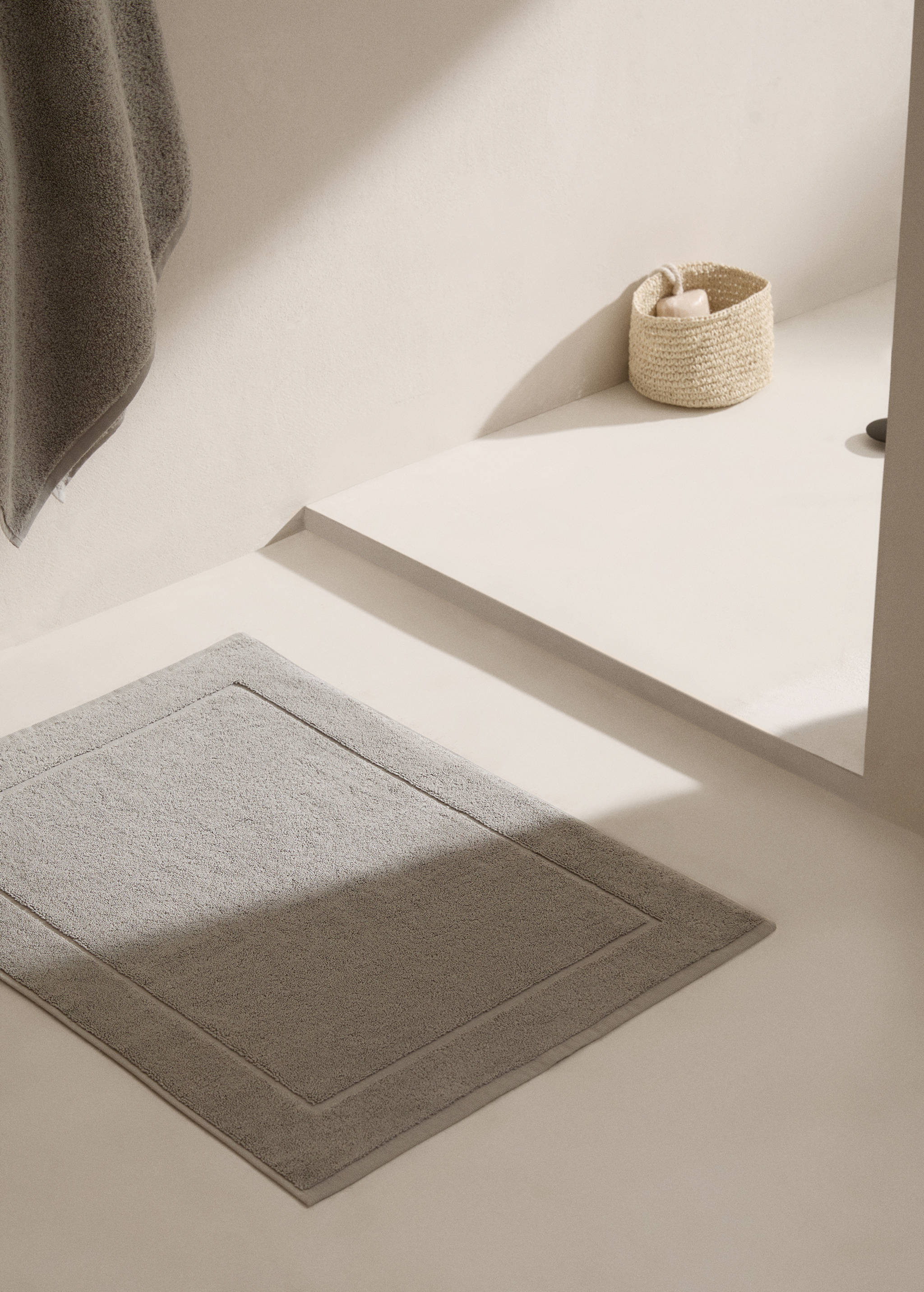 100% cotton bath mat - General plane