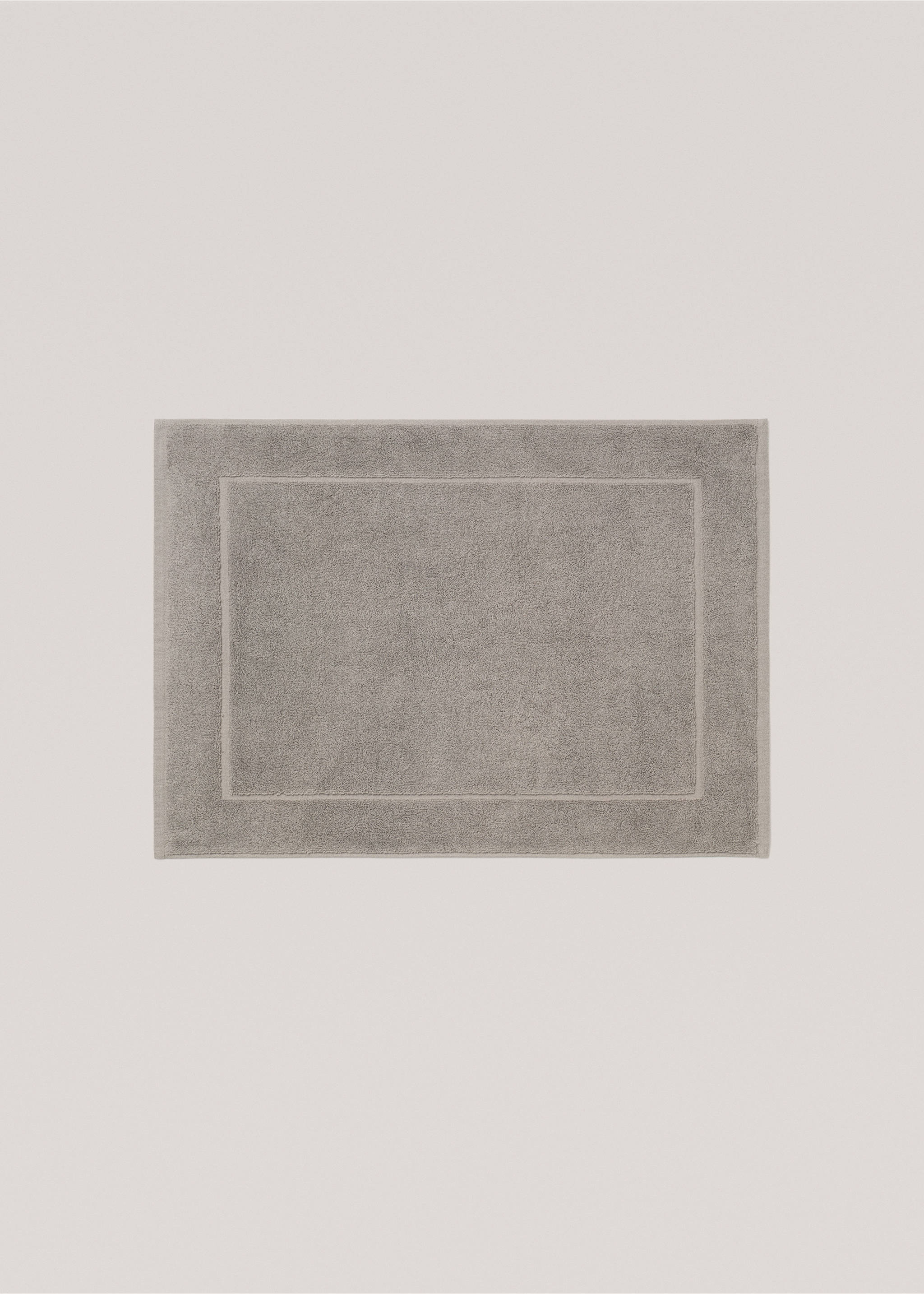100% cotton bath mat - Article without model, Medium Brown. Ref: 77080632-00.