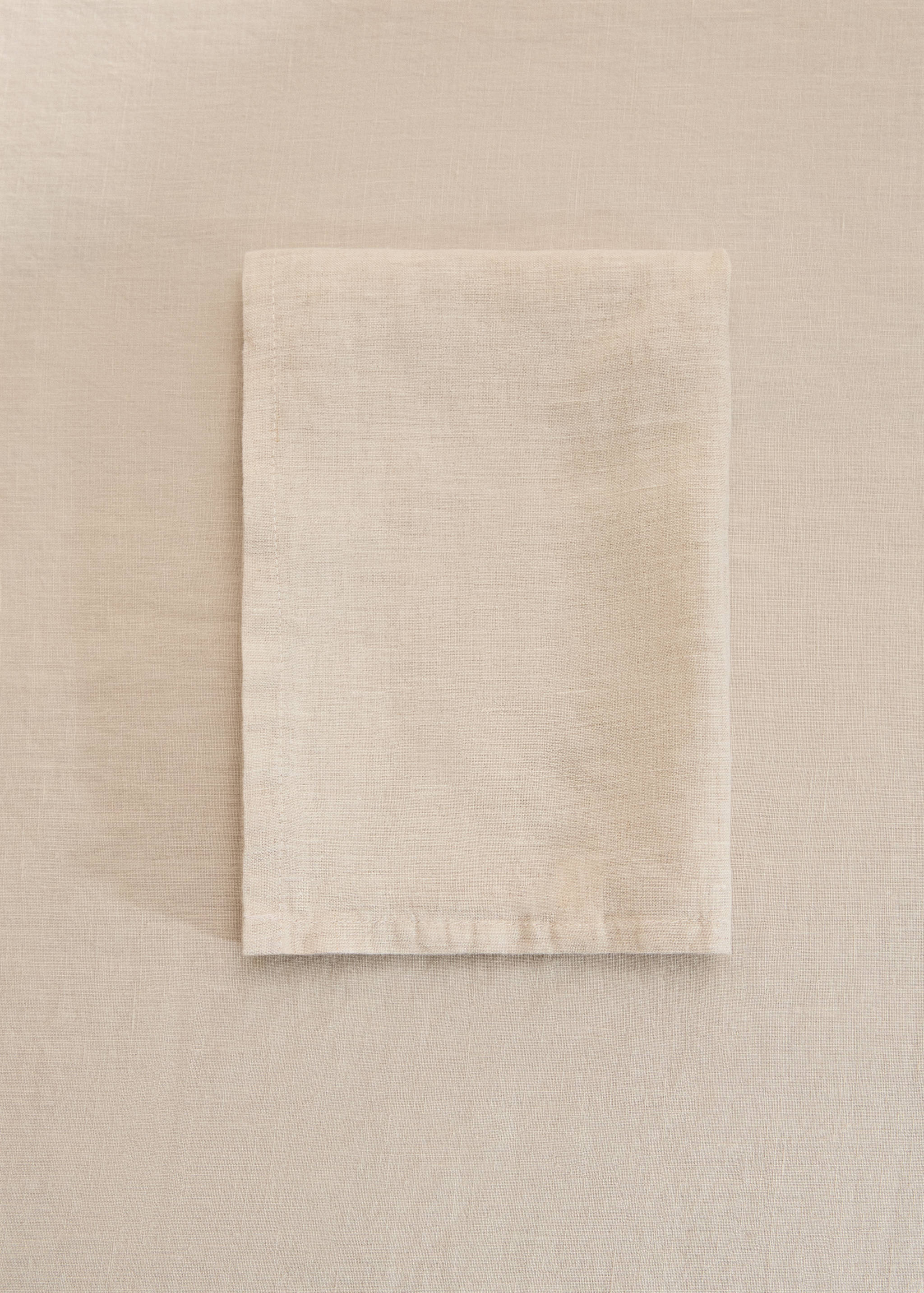 100% linen napkin 45x45cm - General plane