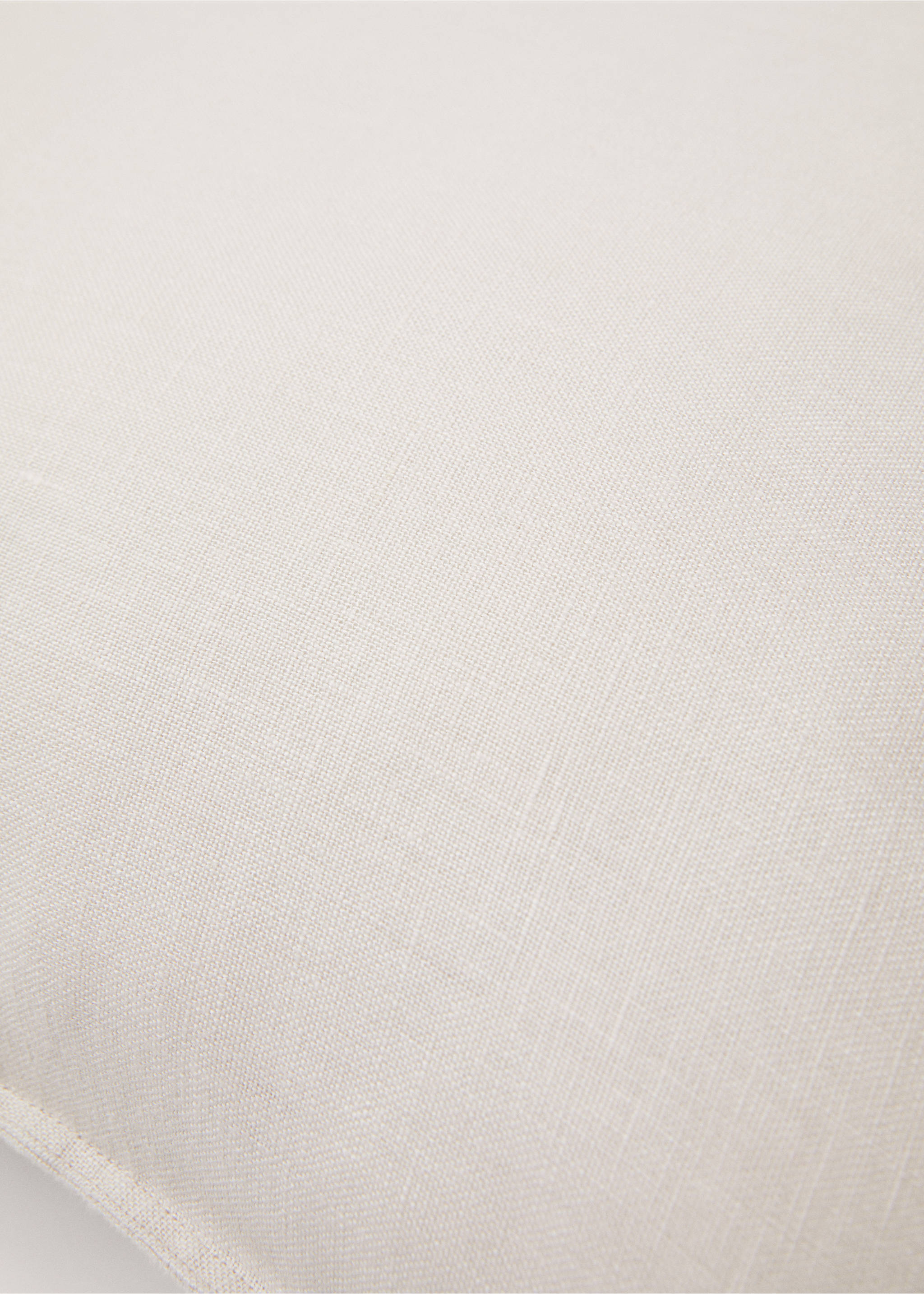 Housse de coussin 100 % lin 70x90 cm - Détail de l'article 3, Sable. Ref: 77081013-00.