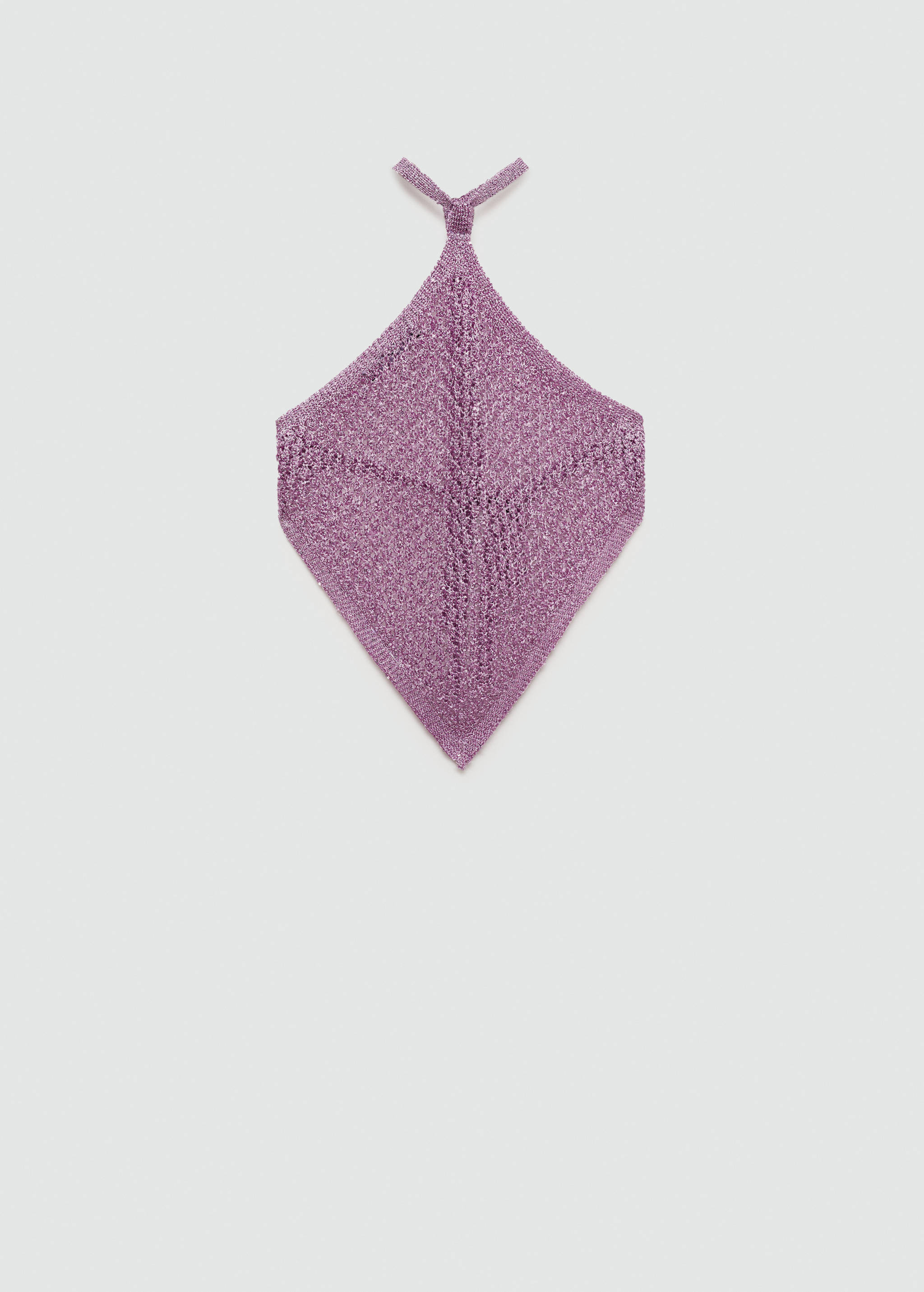 Asymmetrisches Pailletten-Top - Artikel ohne Model