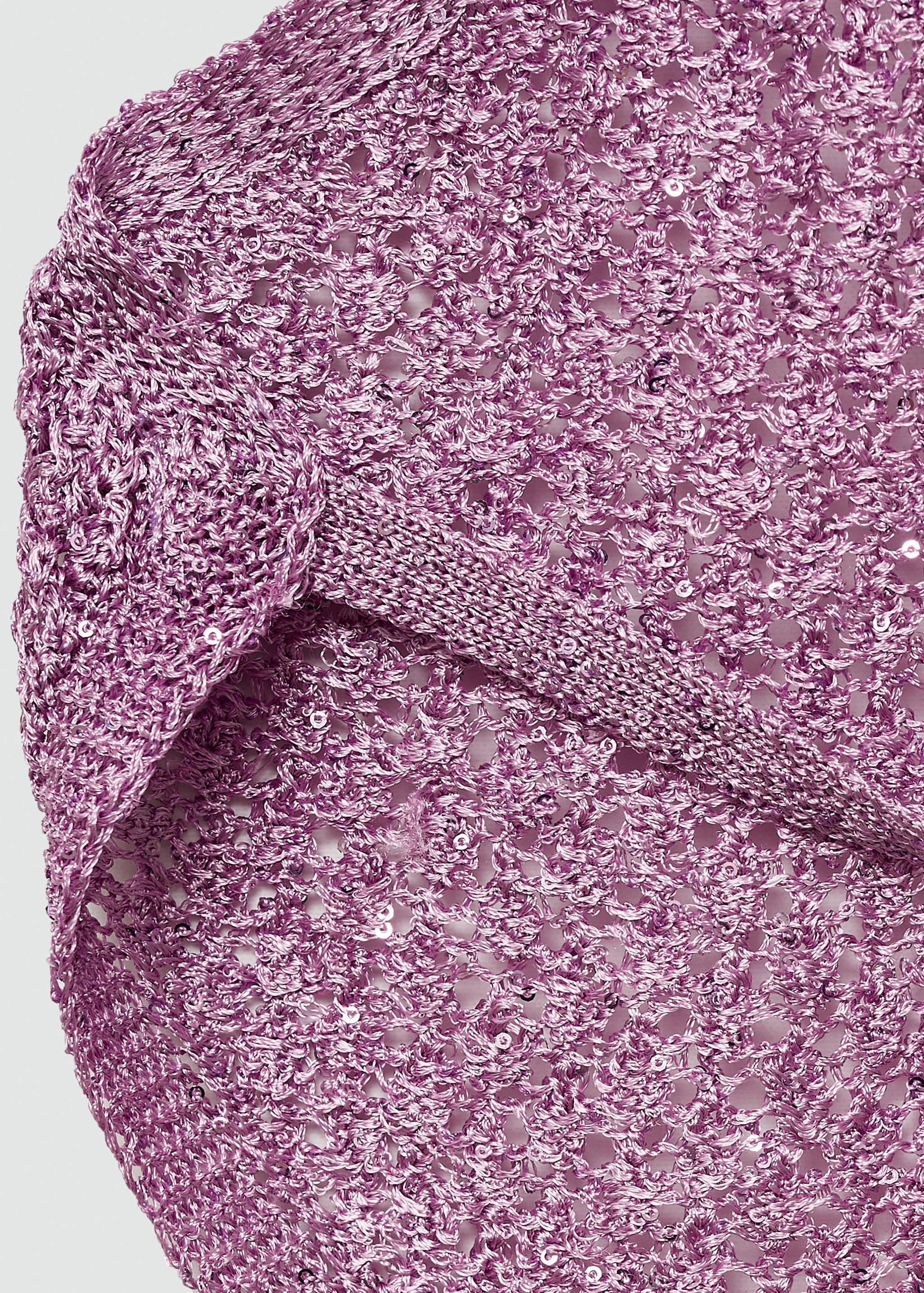 Asymmetrisches Pailletten-Top - Detail des Artikels 0