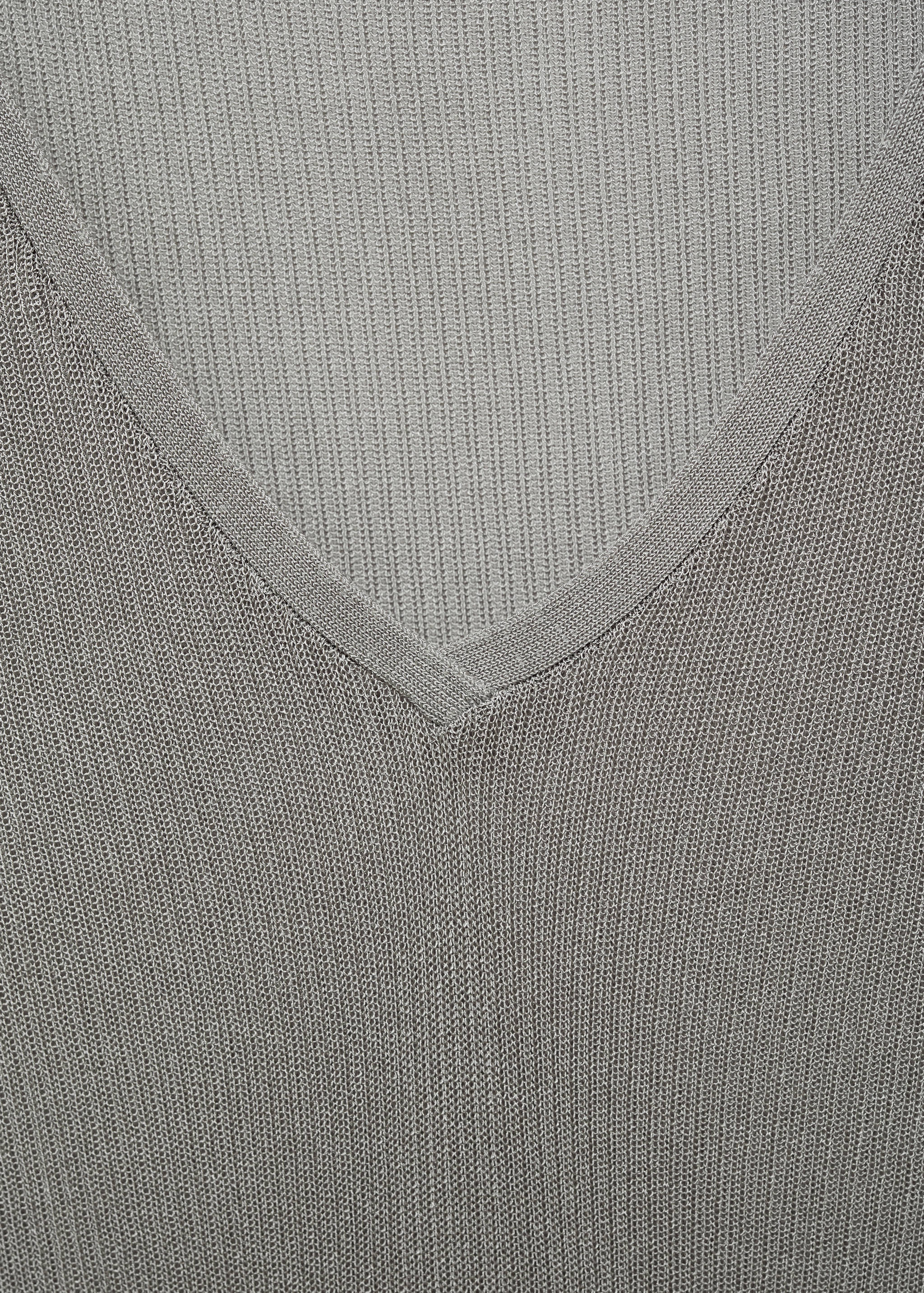 Camiseta semitransparente cuello polo - Detalle del artículo 8