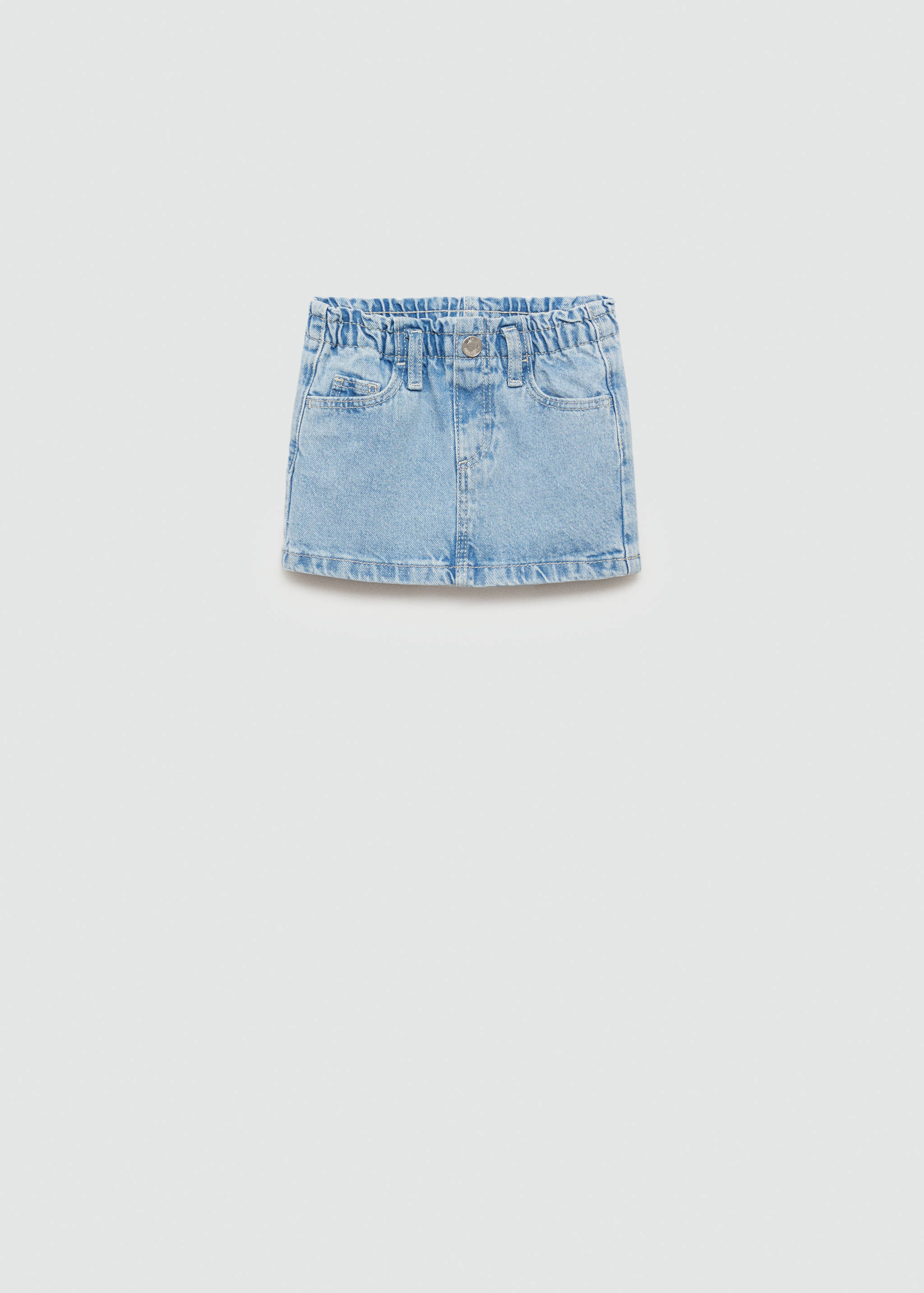 Paperbag denim skirt - Article without model