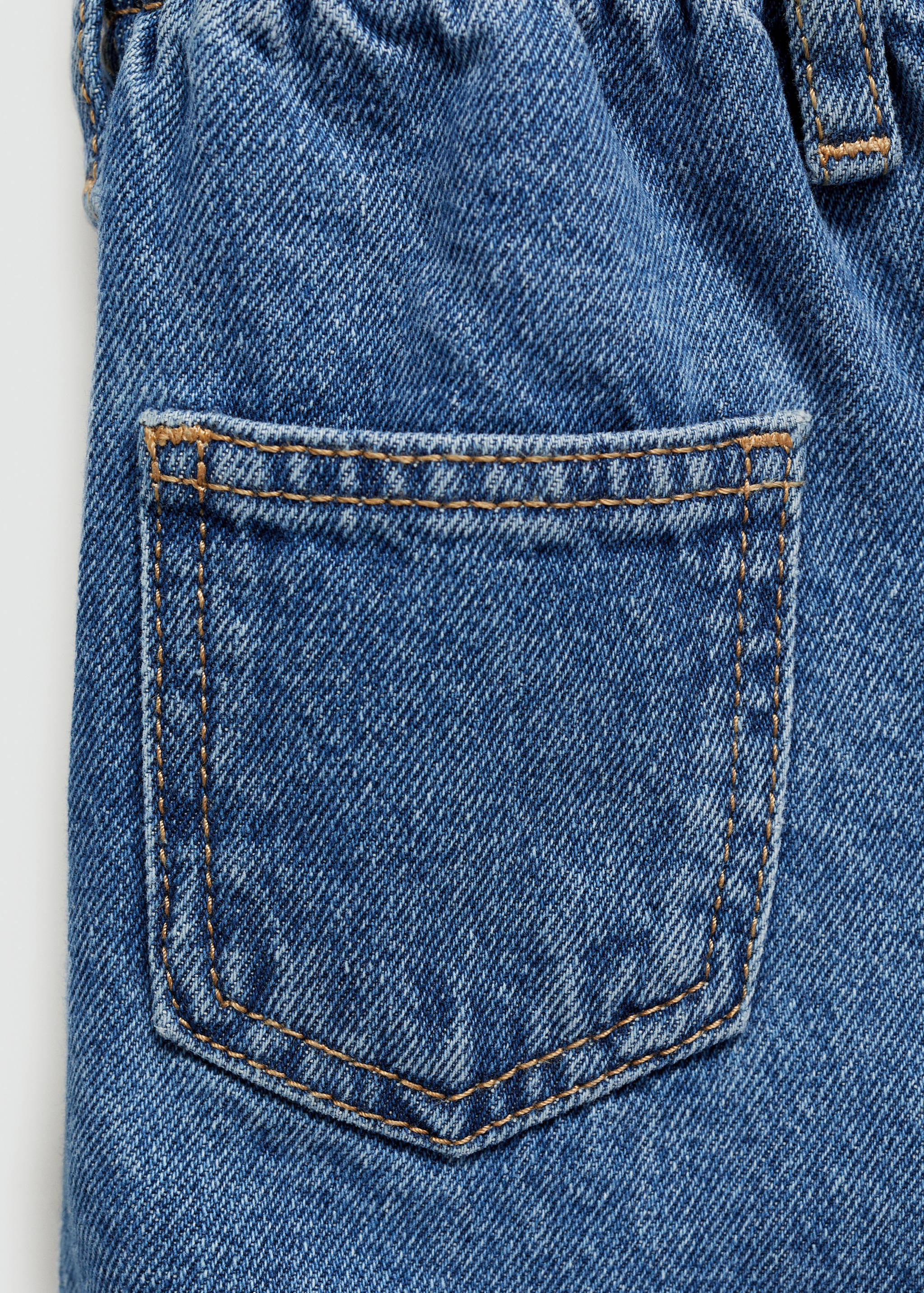 Paperbag denim skirt - Details of the article 0