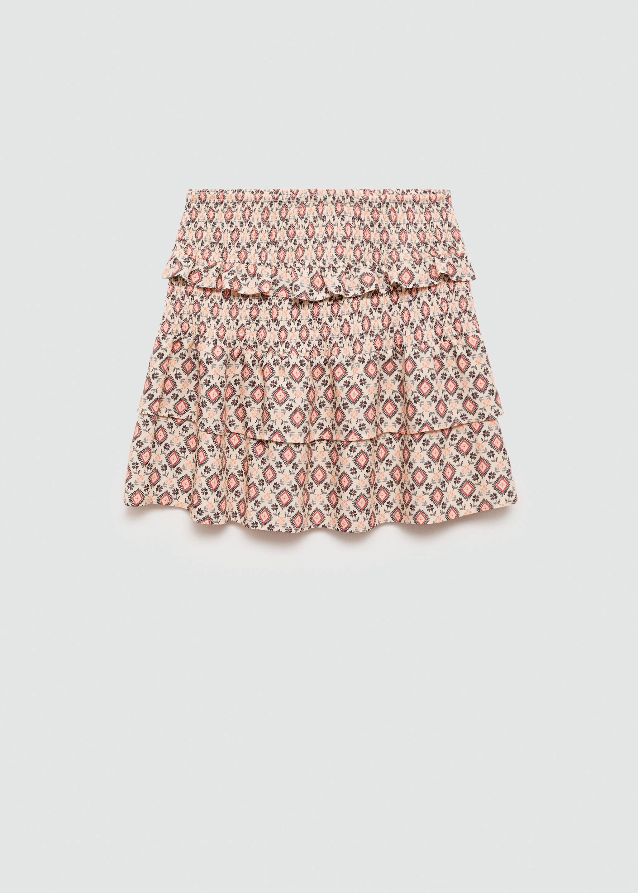 Printed ruffle skirt - Article without model