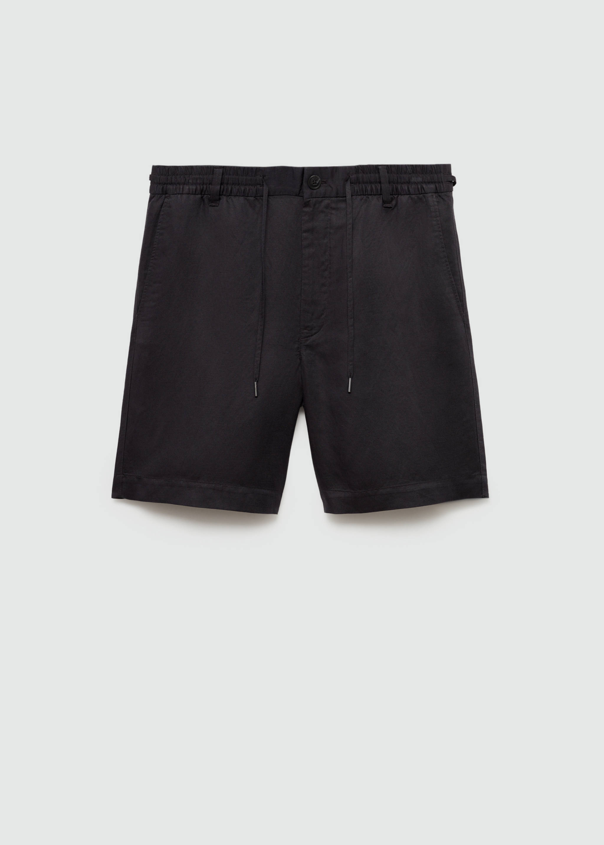 Leinen-Bermudashorts aus Tencel mit Kordelzug - Artikel ohne Model