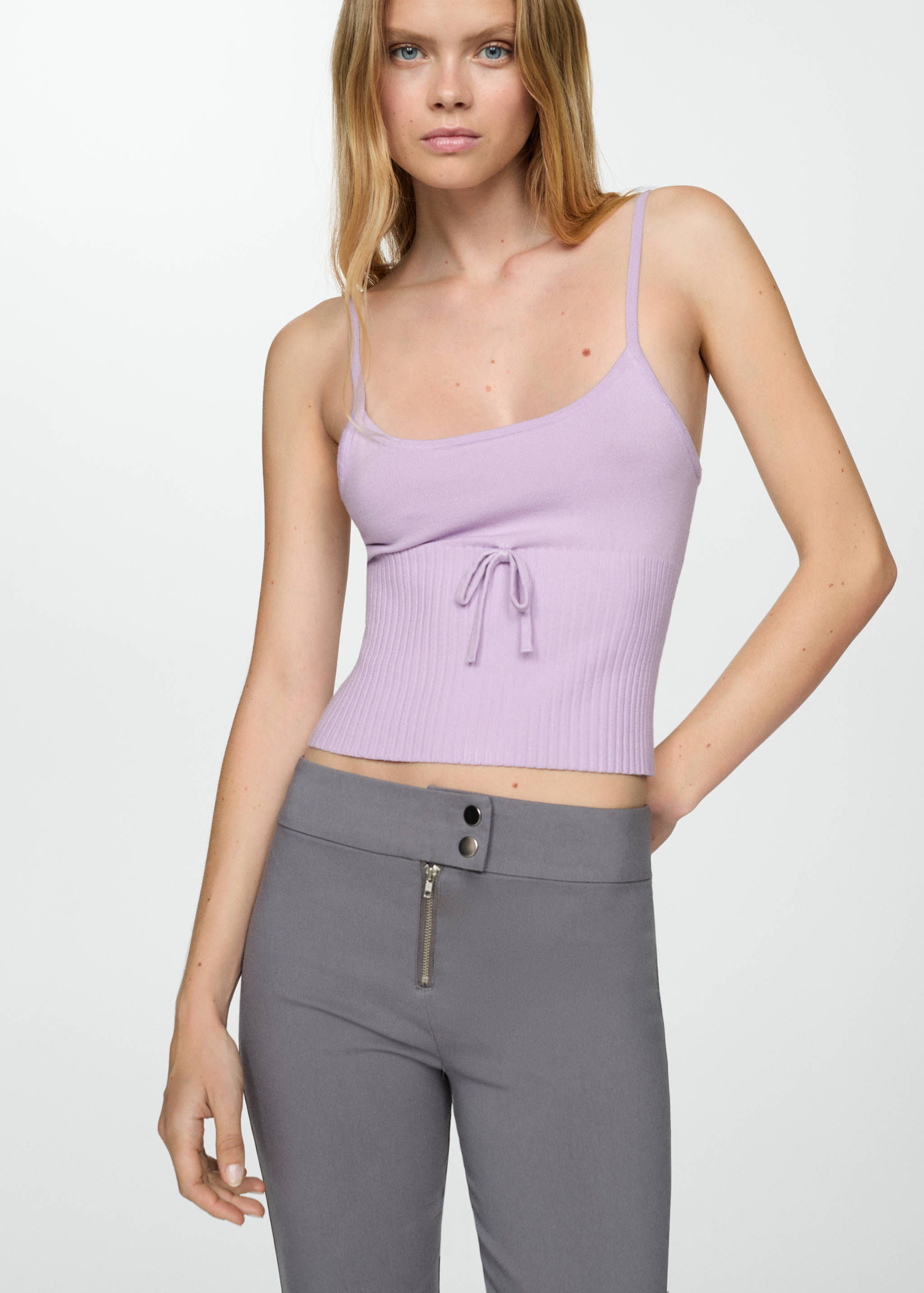 Strick-Top mit Schleife - Detail des Artikels 6