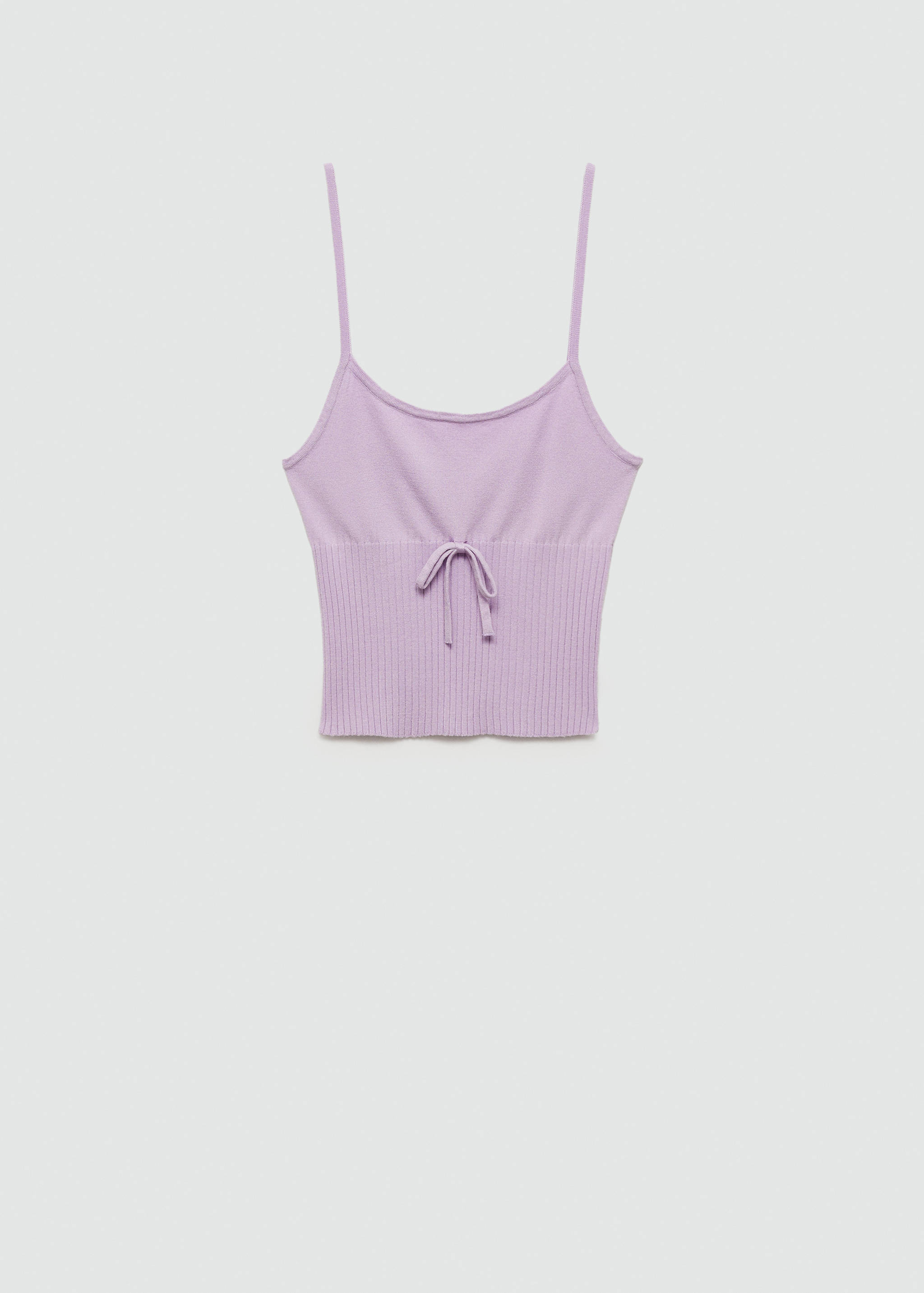 Strick-Top mit Schleife - Artikel ohne Model