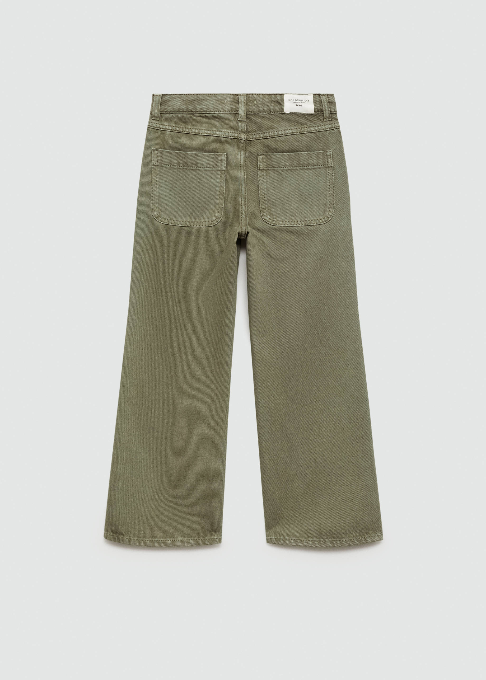 Wide-leg jeans with pockets - Reverse of the article