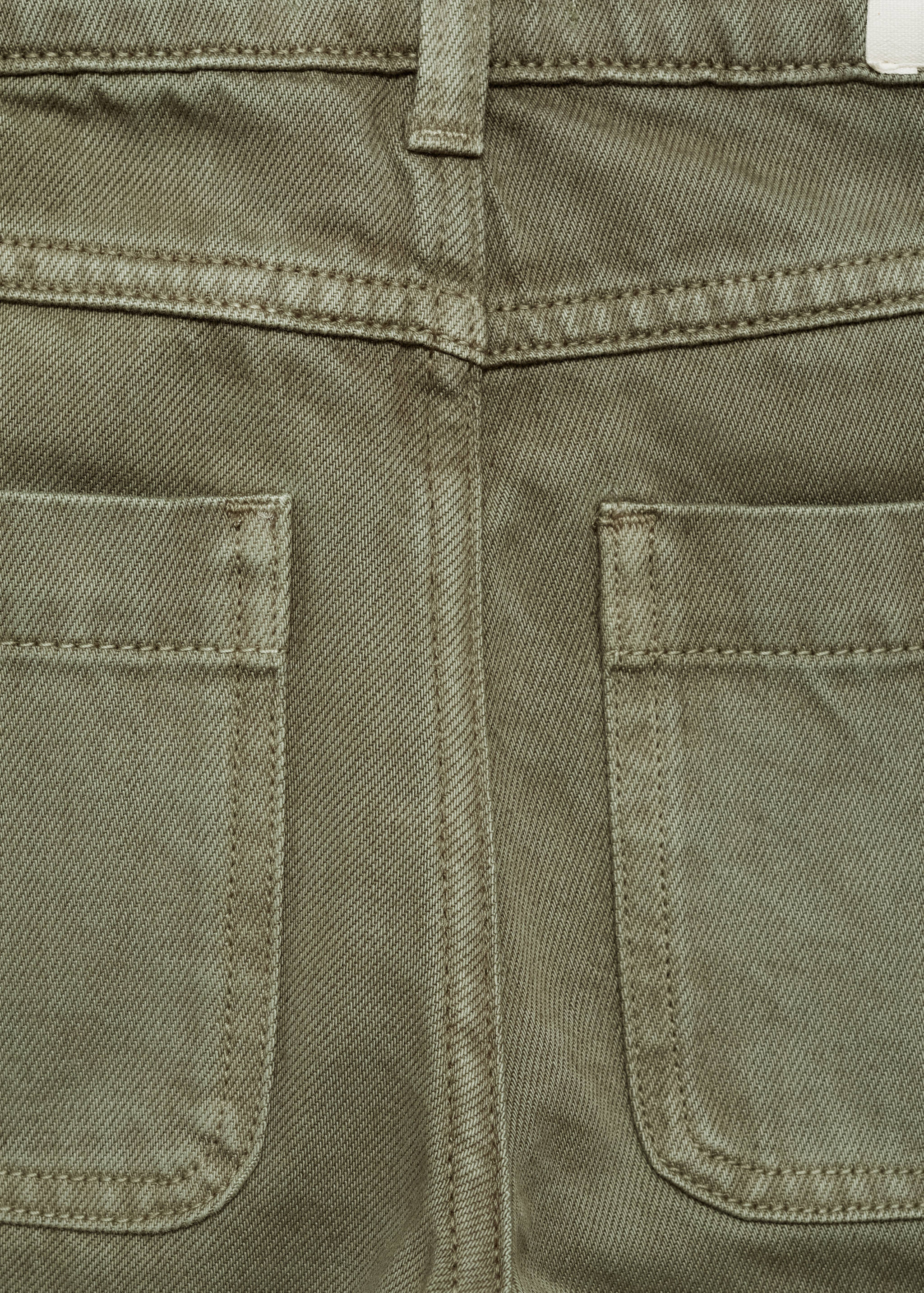 Wide-leg jeans with pockets - Details of the article 0