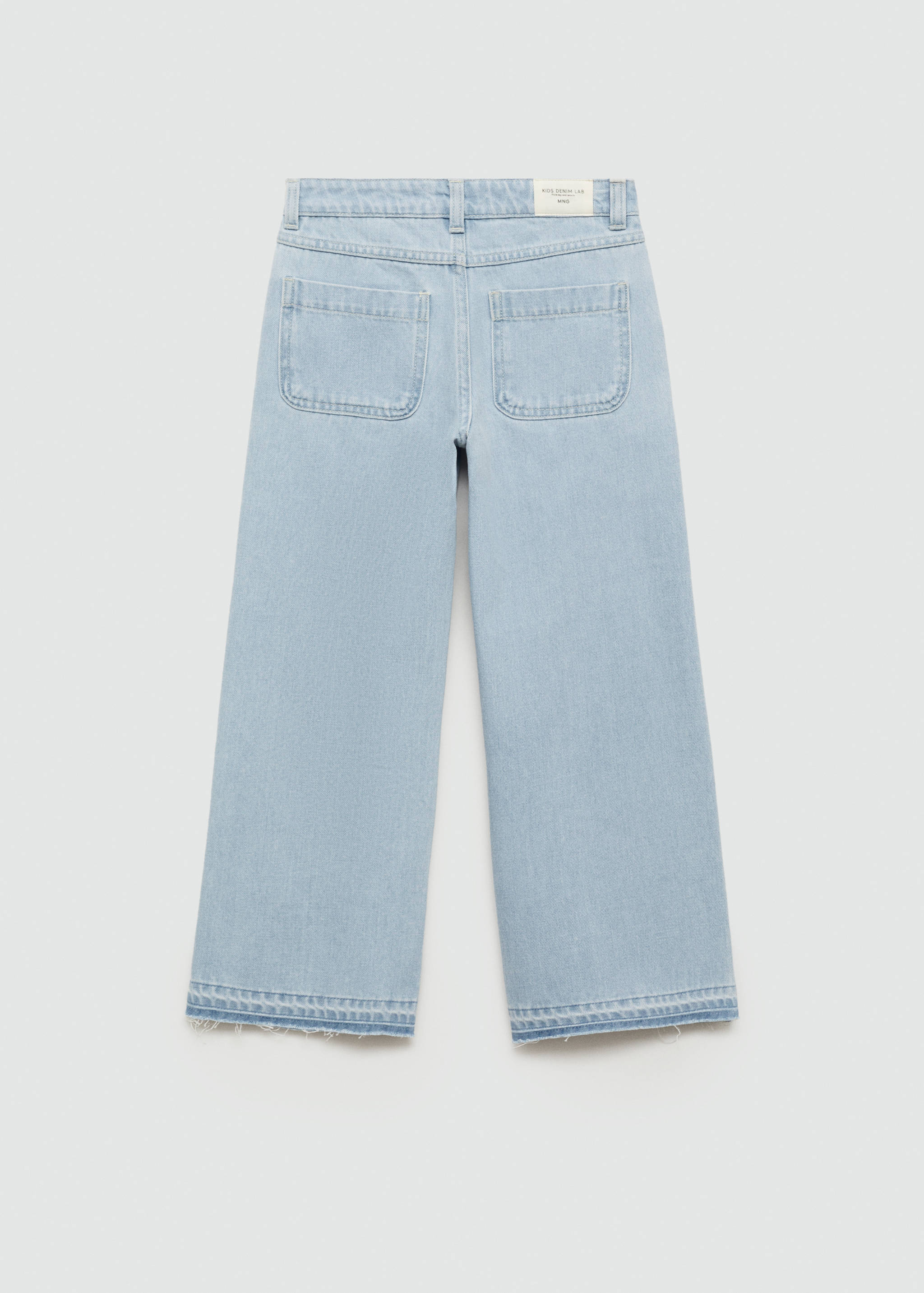 Wide-leg jeans with pockets - Reverse of the article