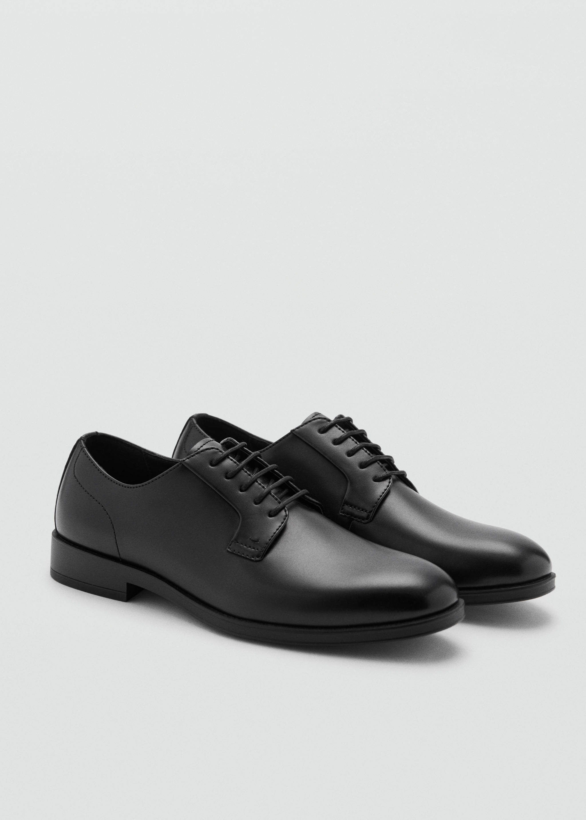 Faux-leather suit shoes - Medium plane