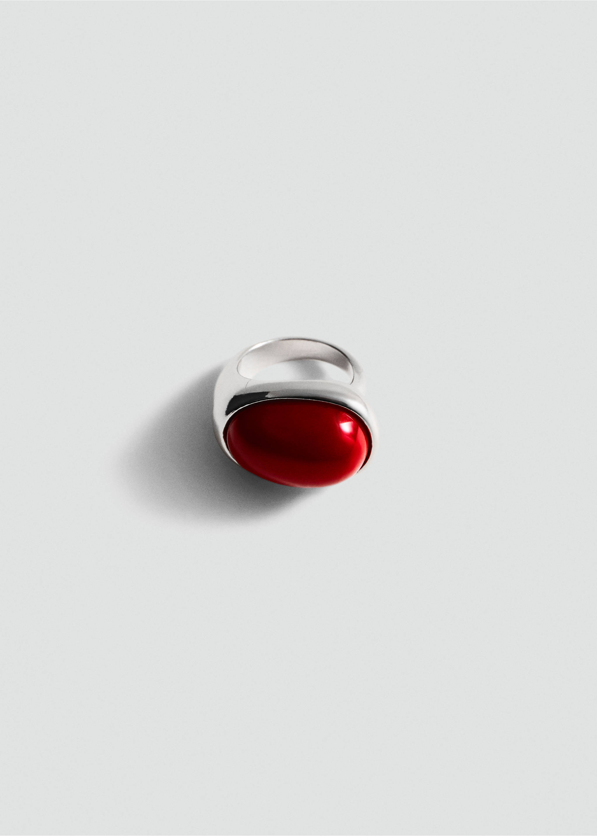 Stone volume ring - Article without model, Silver. Ref: 77082549-00.
