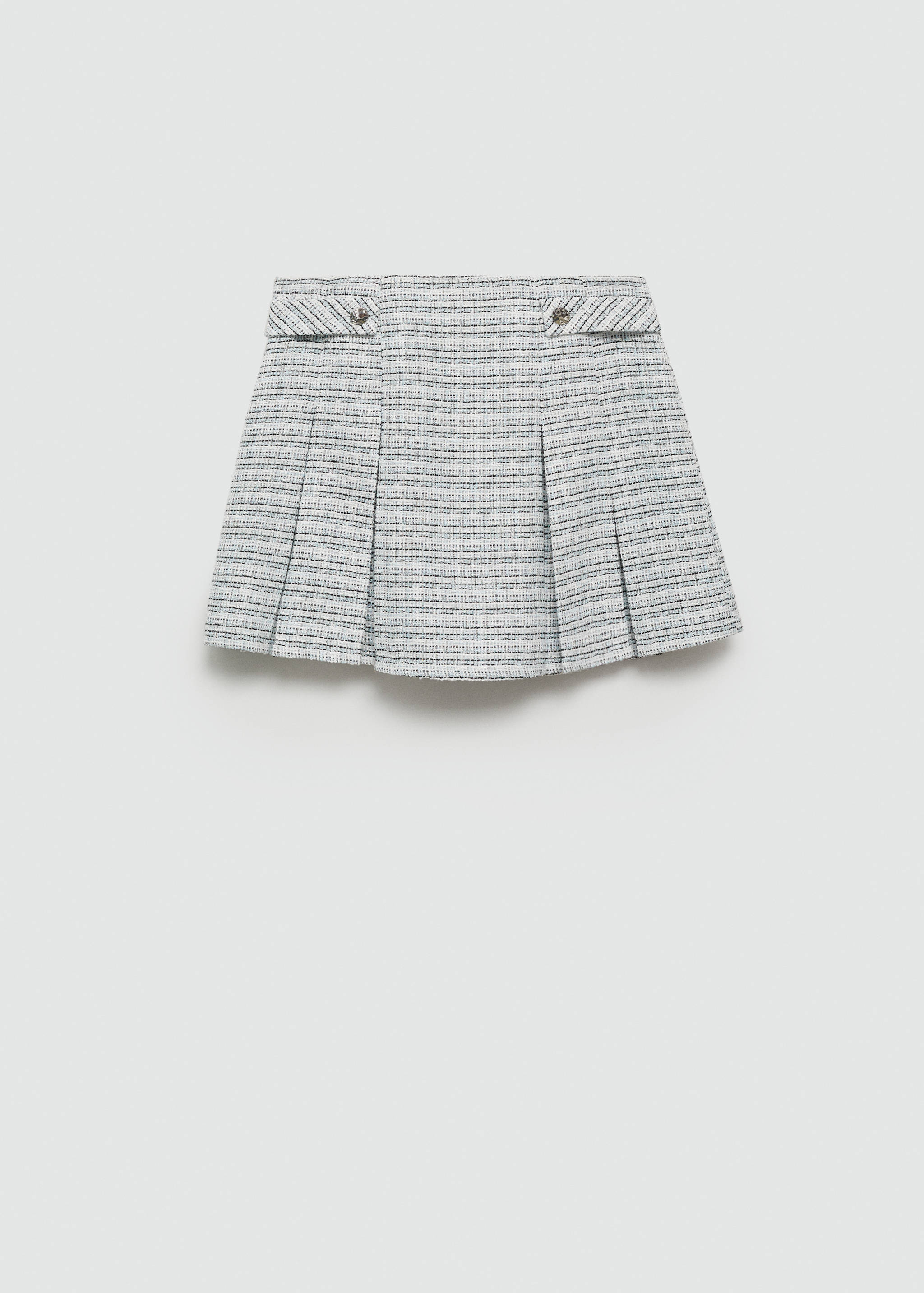 Spódniczka mini tweedowa z guzikami - Artykuł bez modela/modelki