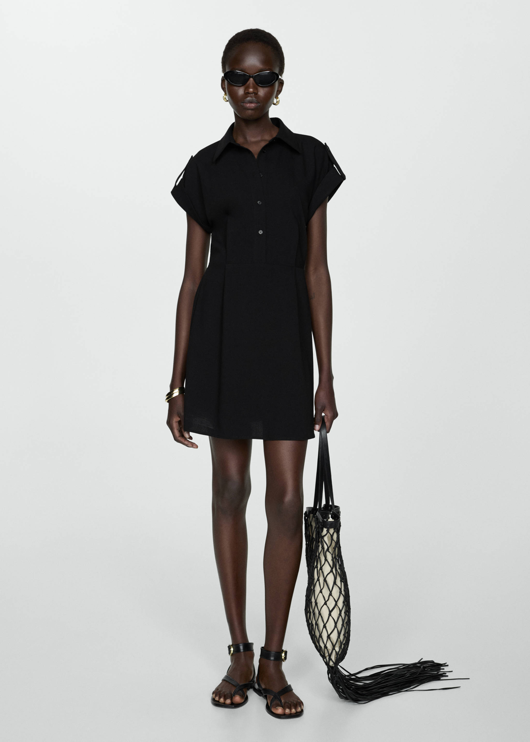 Krátké košilové šaty - Celkový náhled