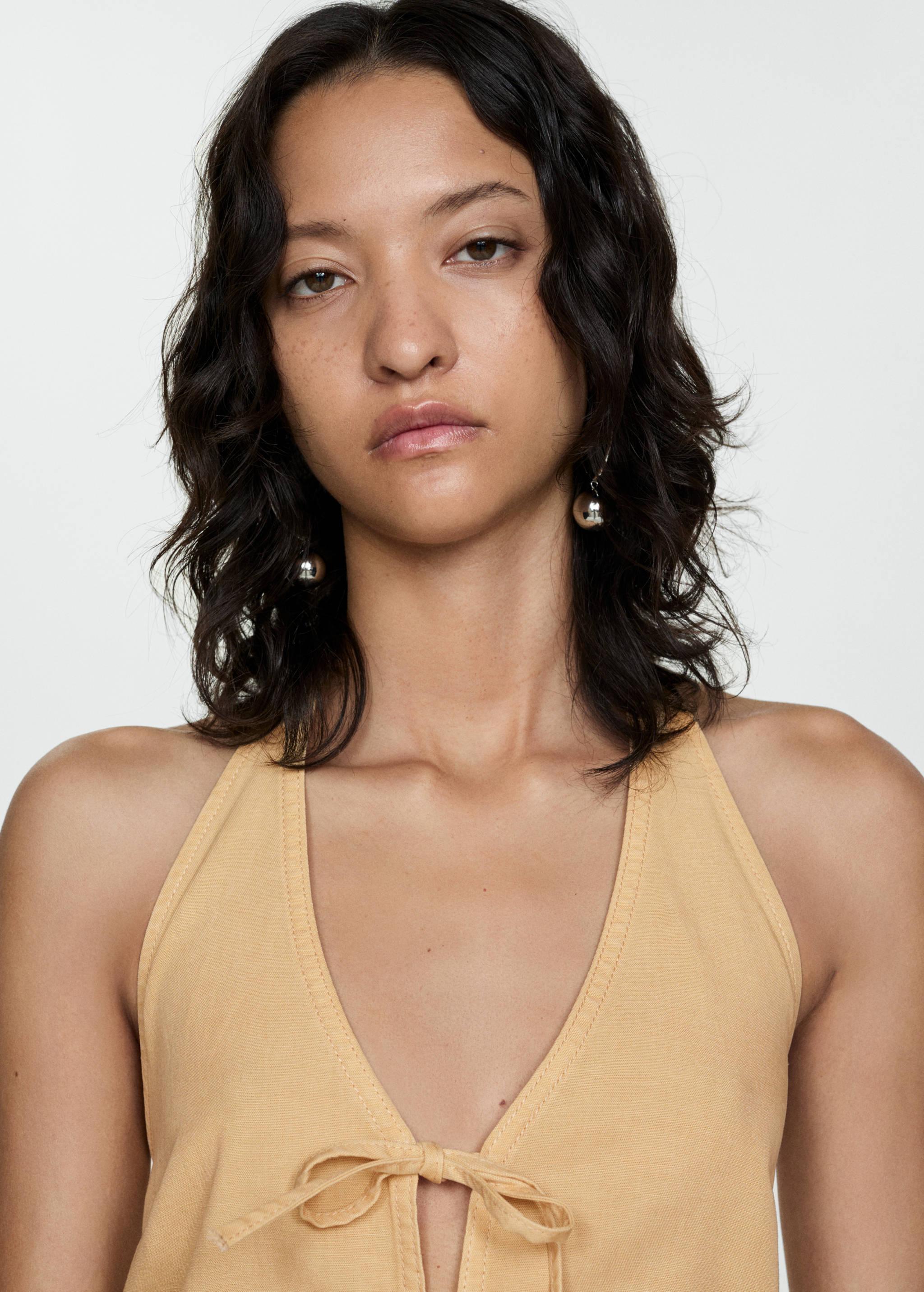 Bow crop top - Details of the article 1