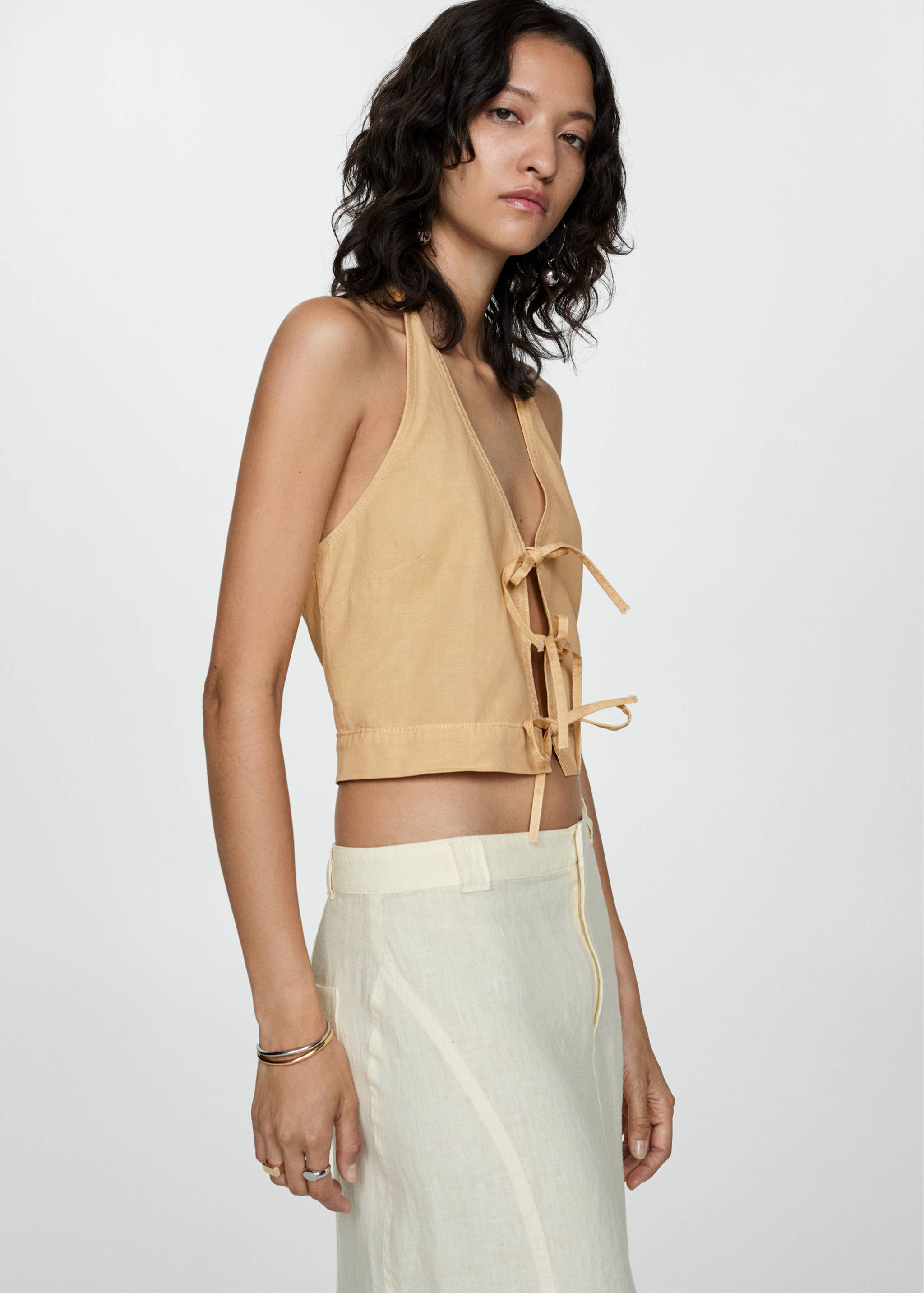 Bow crop top - Details of the article 2