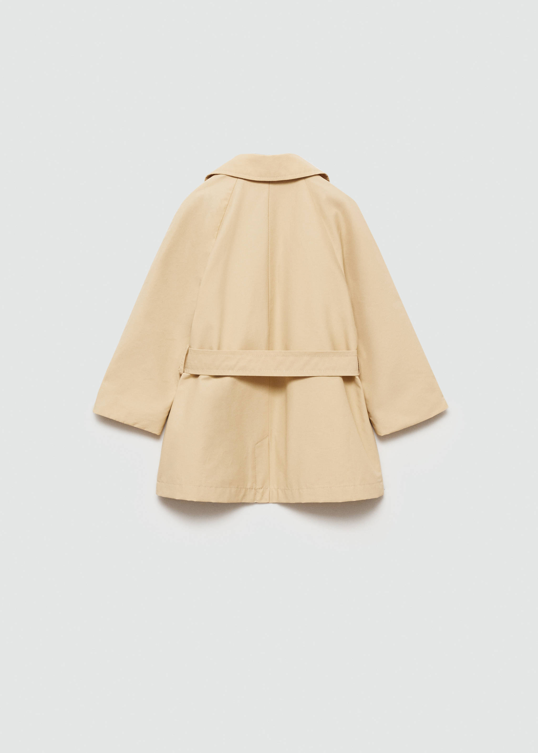 Classic trench coat with belt - Reverse of the article