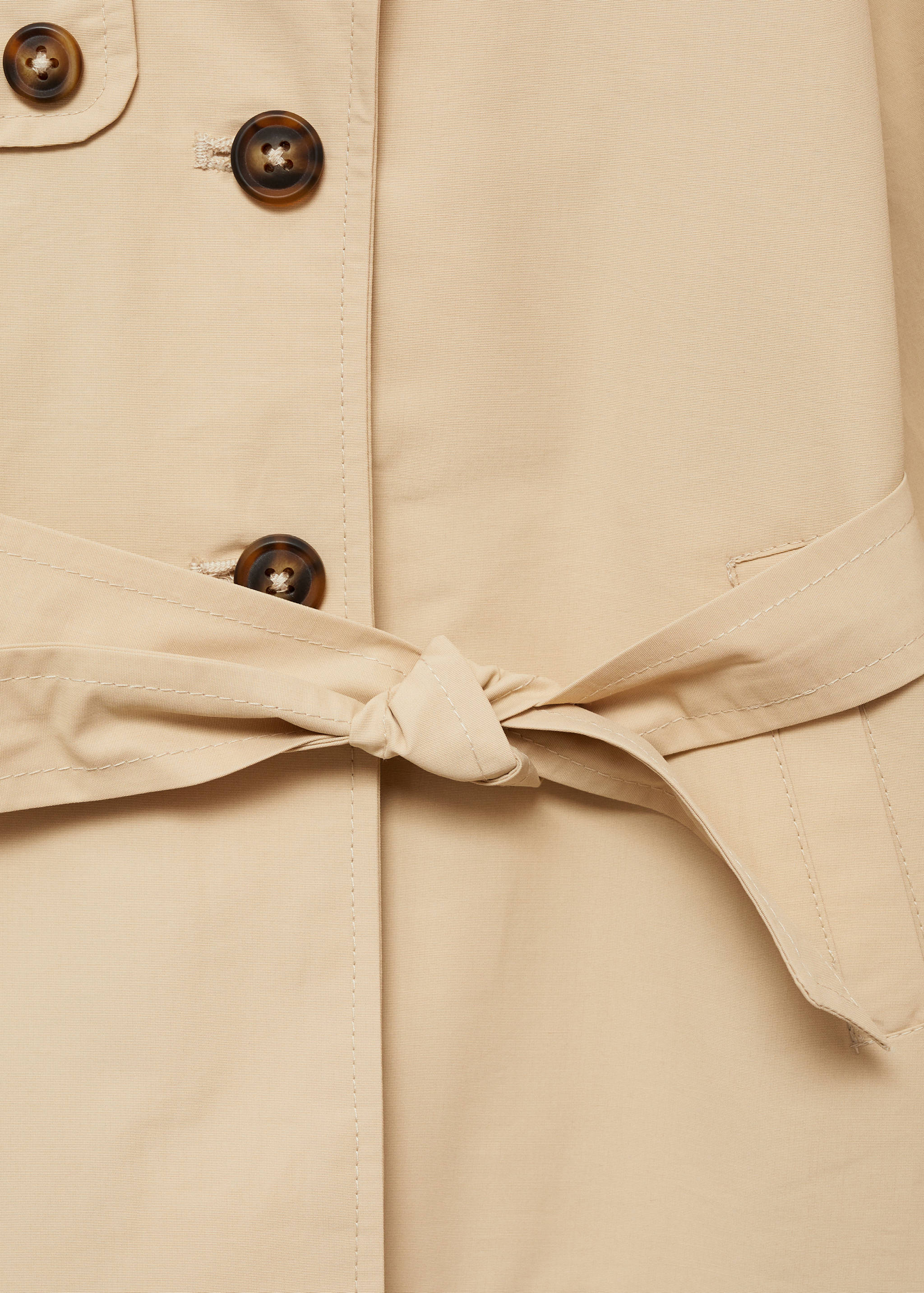 Classic trench coat with belt - Details of the article 8