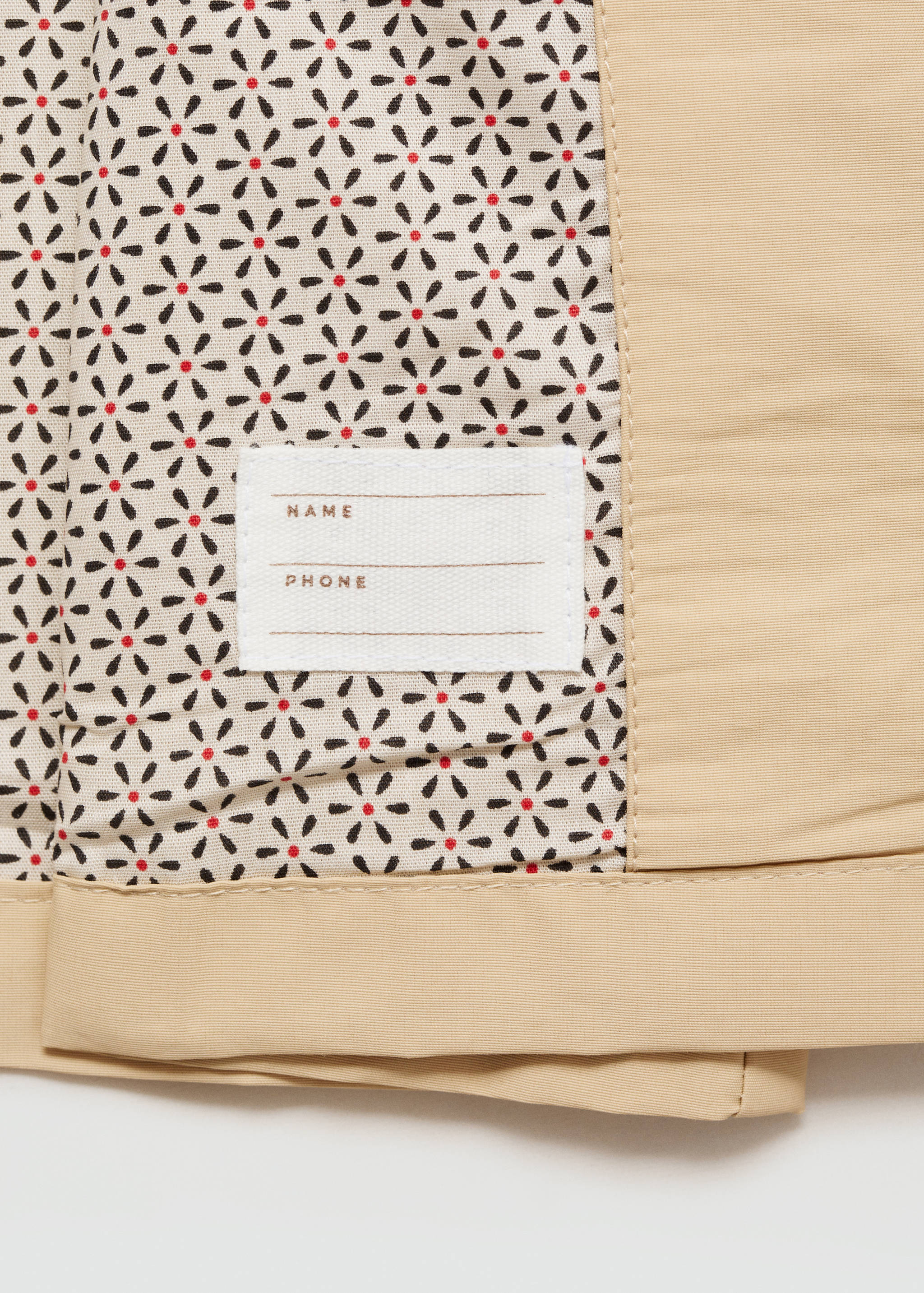 Classic trench coat with belt - Details of the article 0