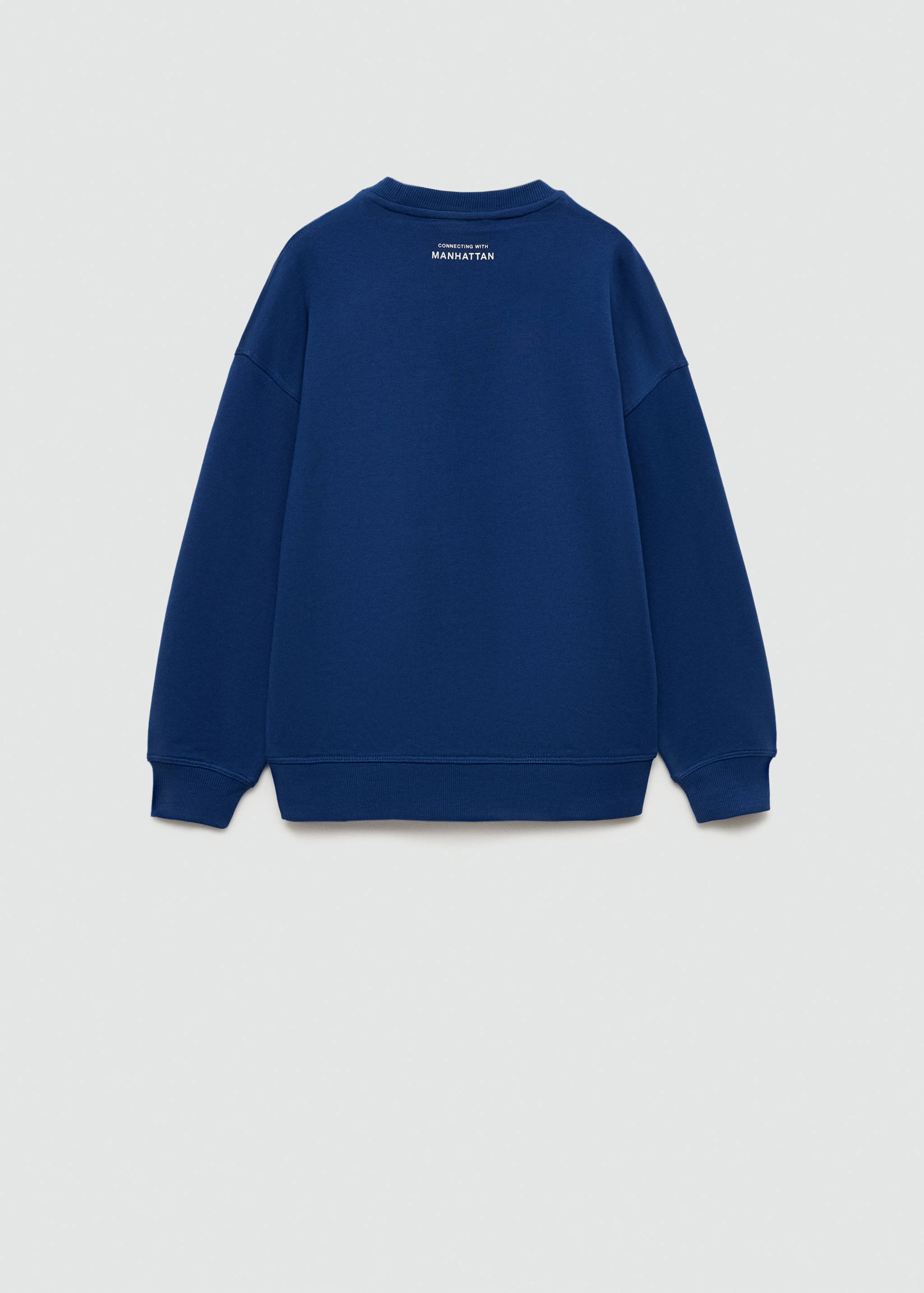 Printed cotton sweatshirt - Reverse of the article