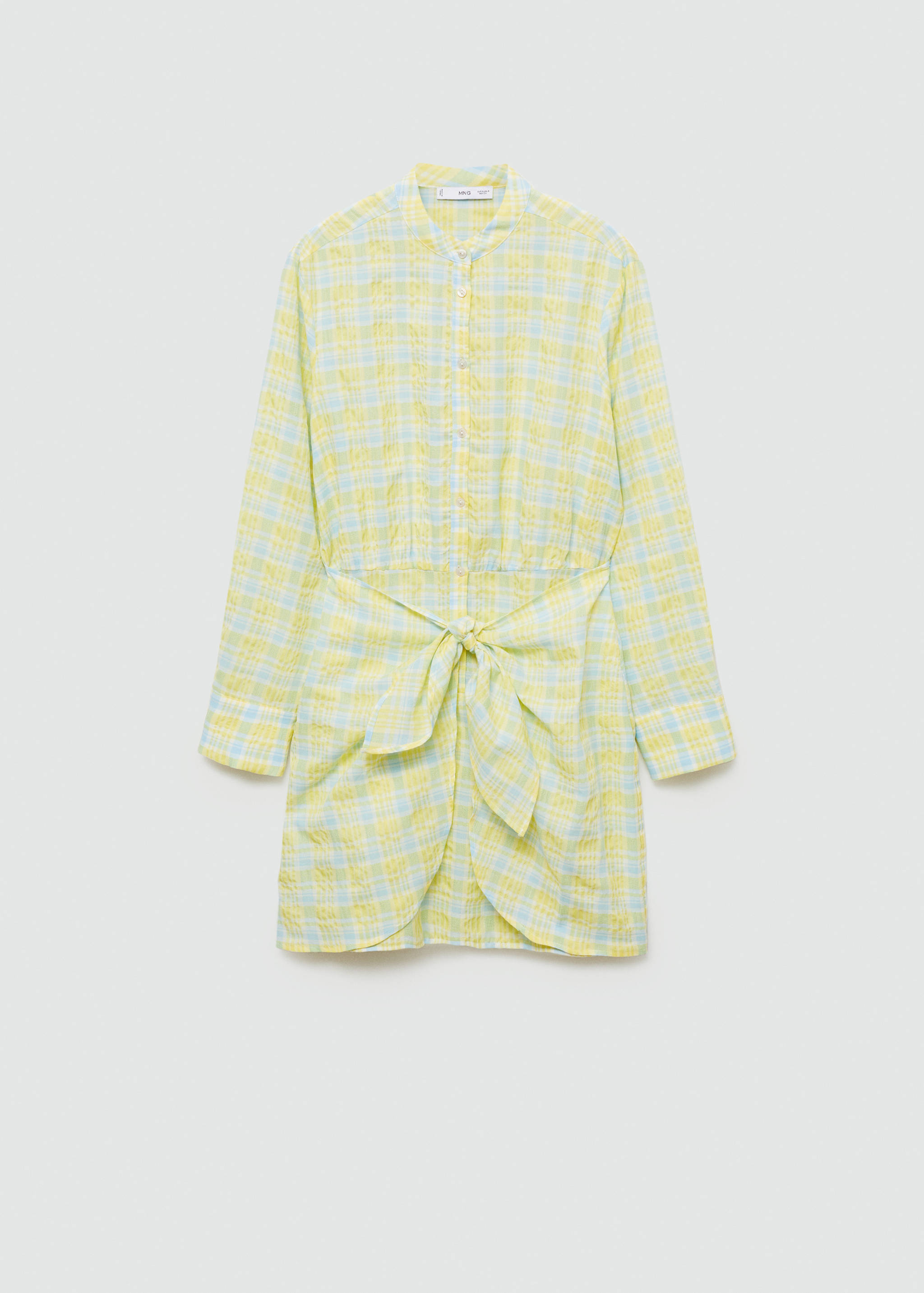 Abito fiocco quadri - Articolo senza modello