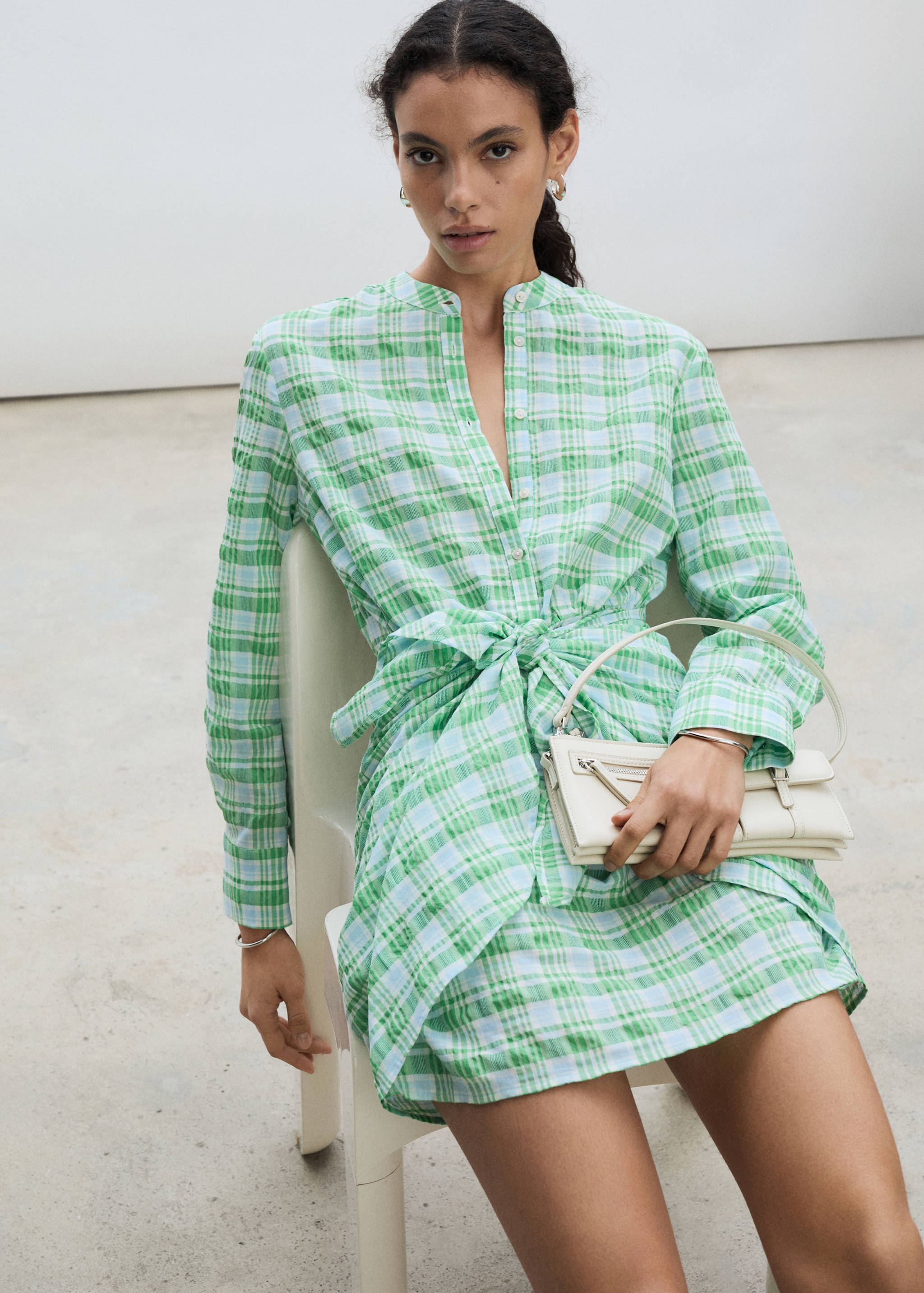 Vestido lazo cuadros - Detalle del artículo 2