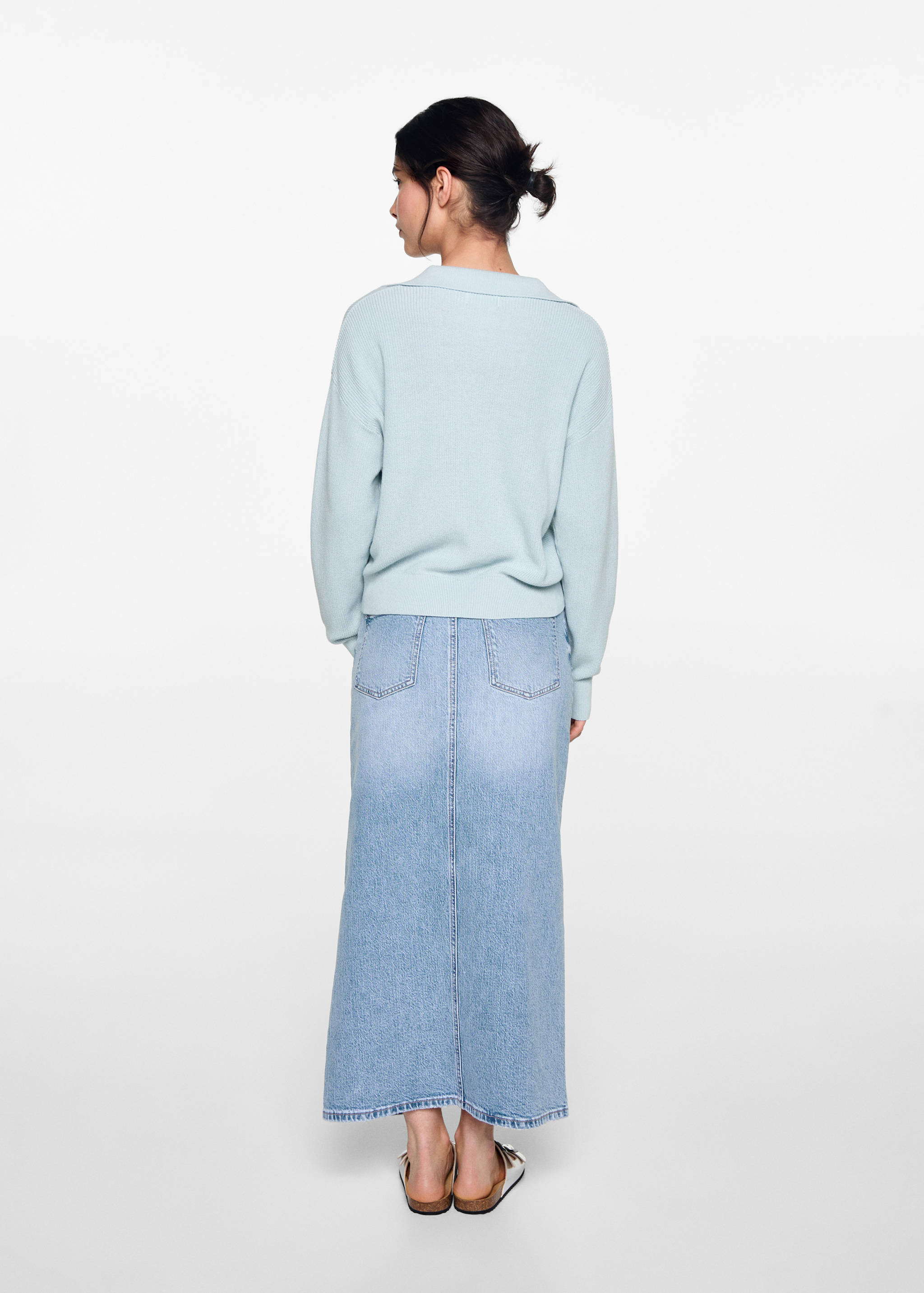 Pull-over col polo - Verso de l’article