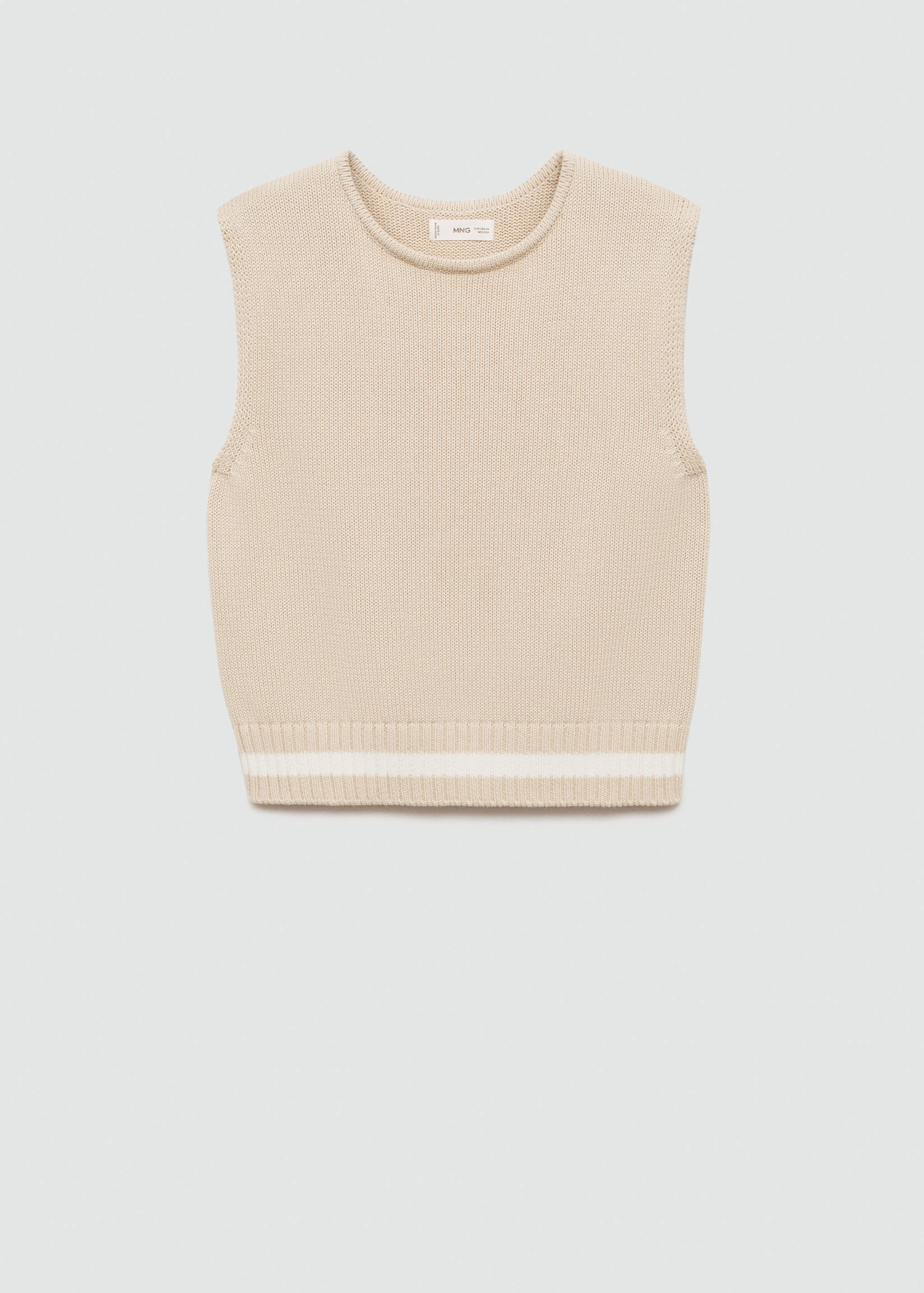 Gilet maille rayures - Article sans modèle