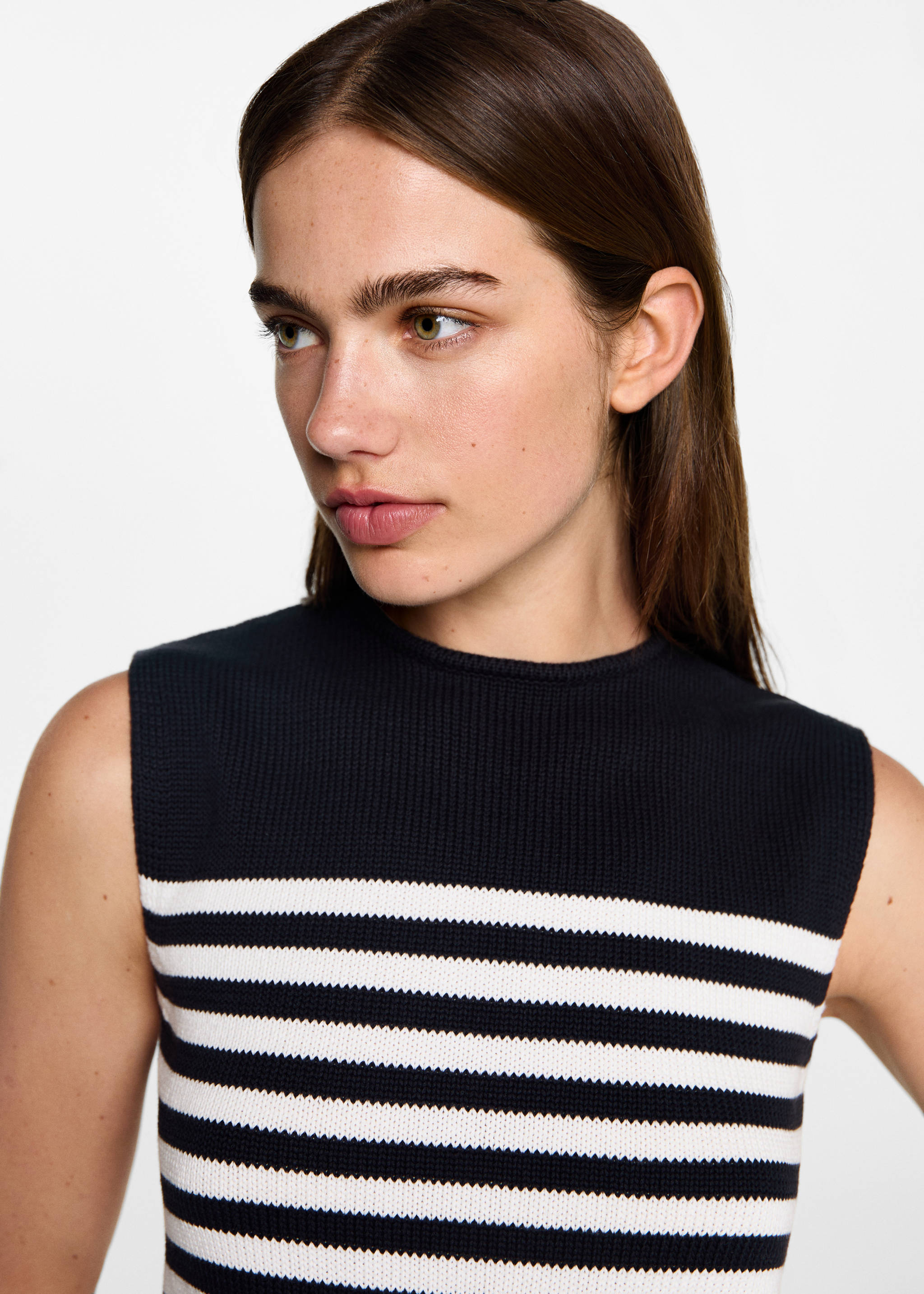 Gilet maille rayures - Détail de l'article 1