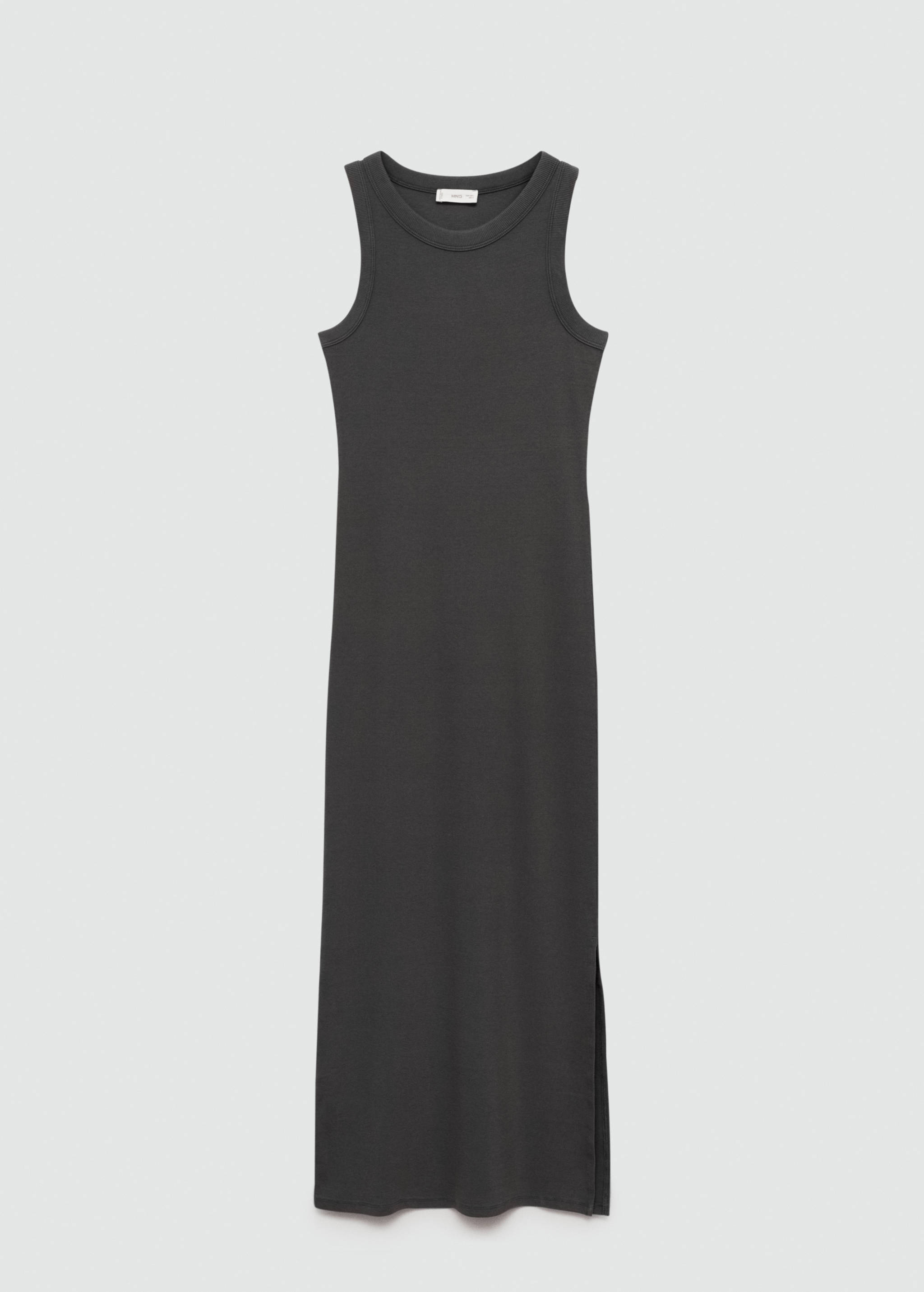 Lang kjole med splitt - Artikkel uten modell