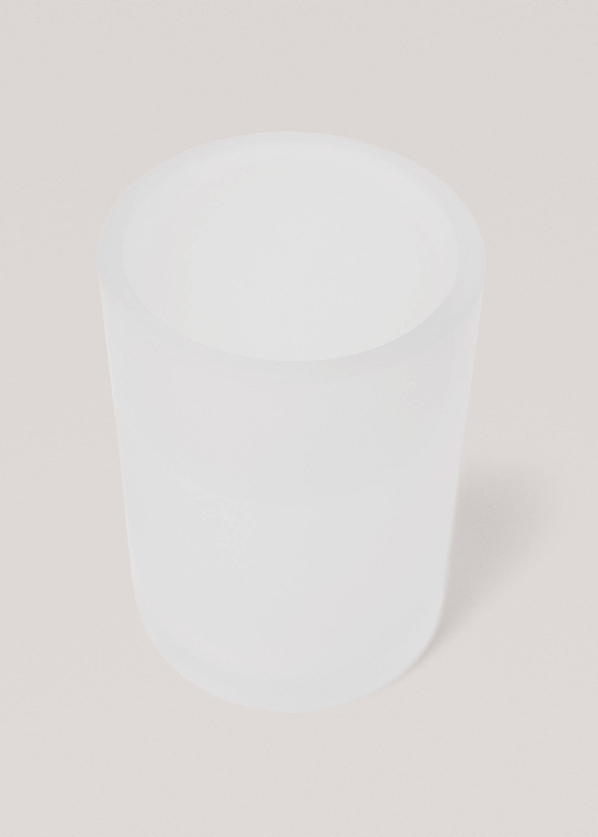 Semi-transparent bathroom tumbler - Details of the article 2, Ice Grey. Ref: 77083261-00.