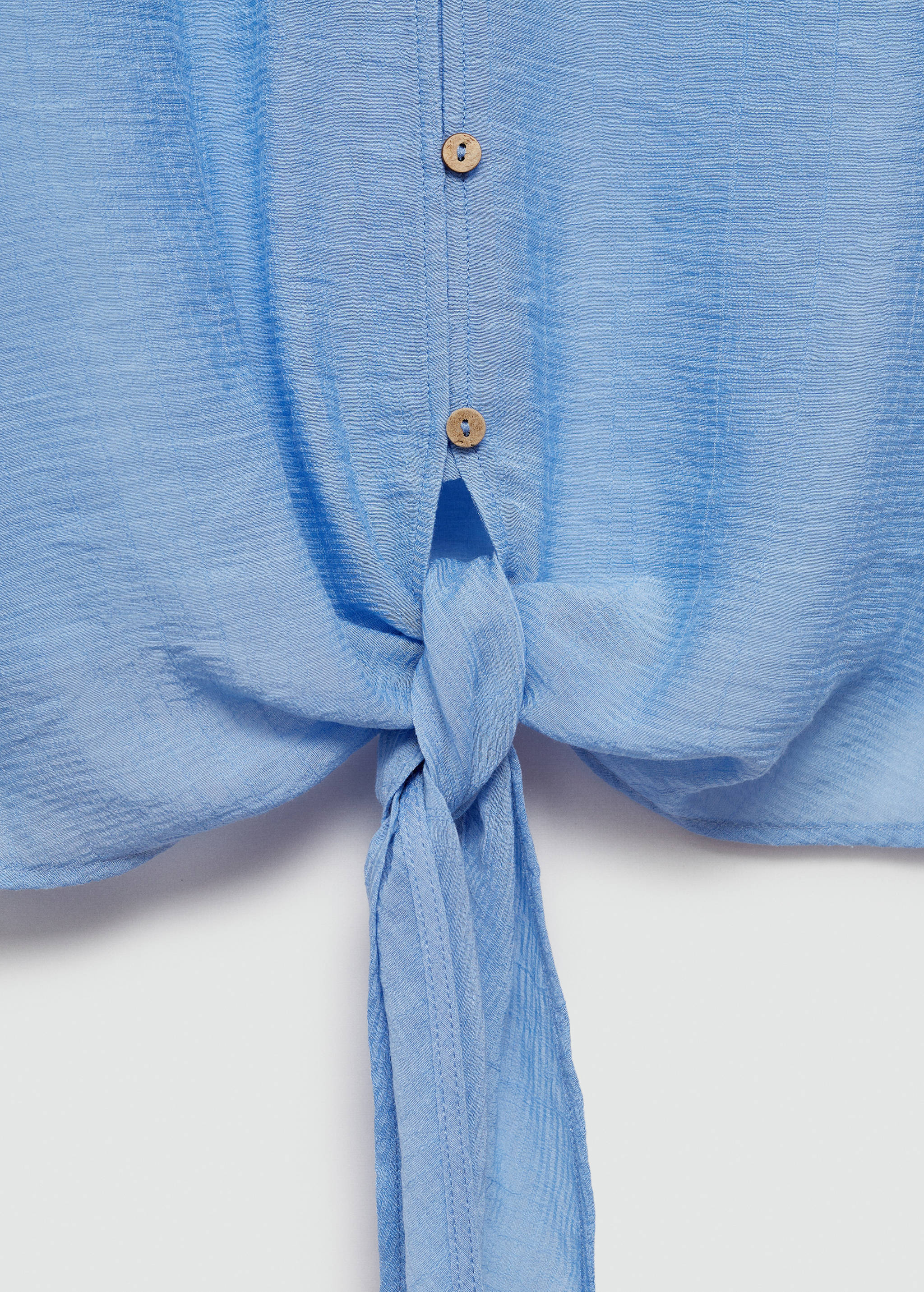 Flared-sleeve blouse with bow - Details of the article 8