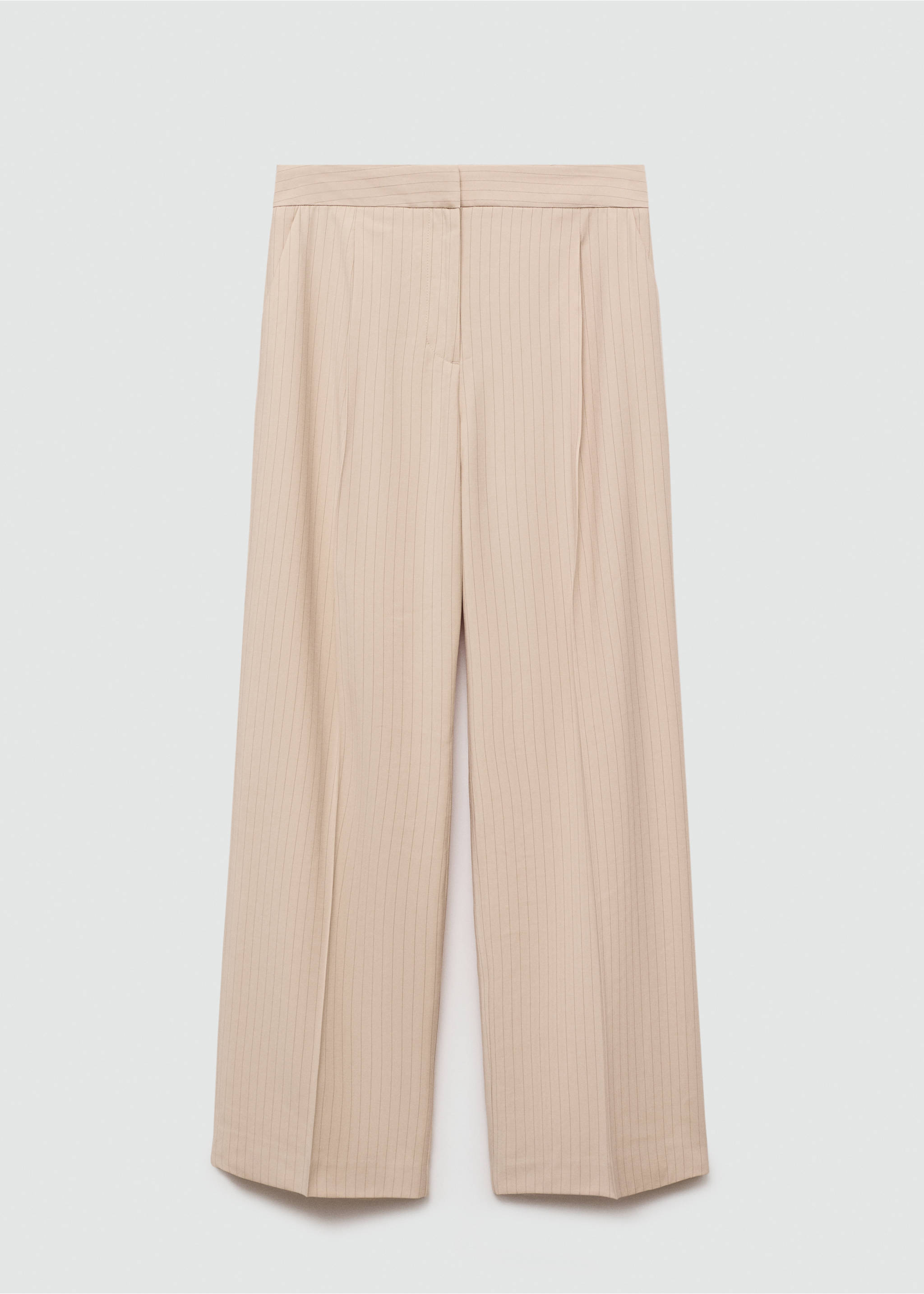 Striped suit trousers - Article without model, Beige. Ref: 77083264-00.