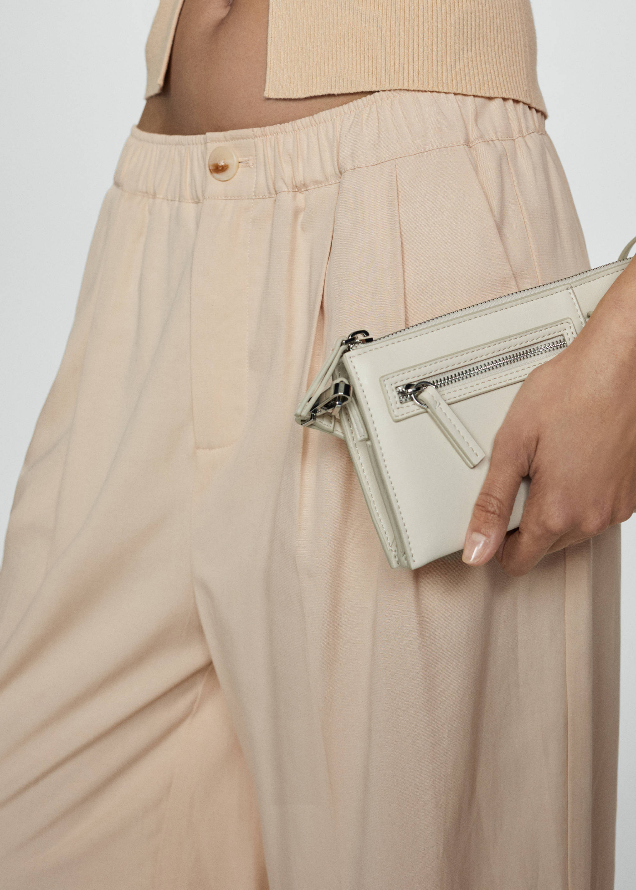 Lyocell pleated trousers - Details of the article 6