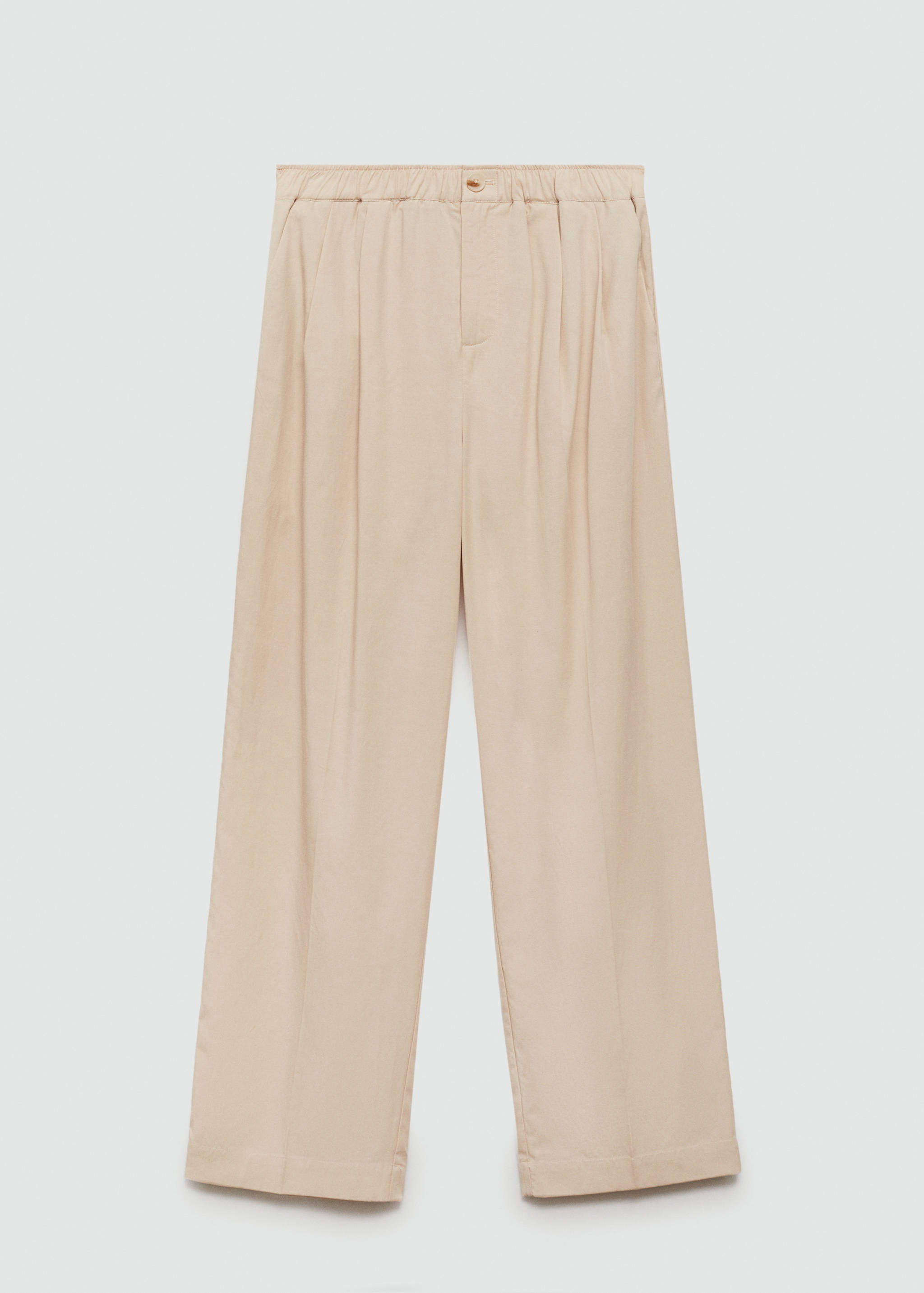 Lyocell pleated trousers - Article without model
