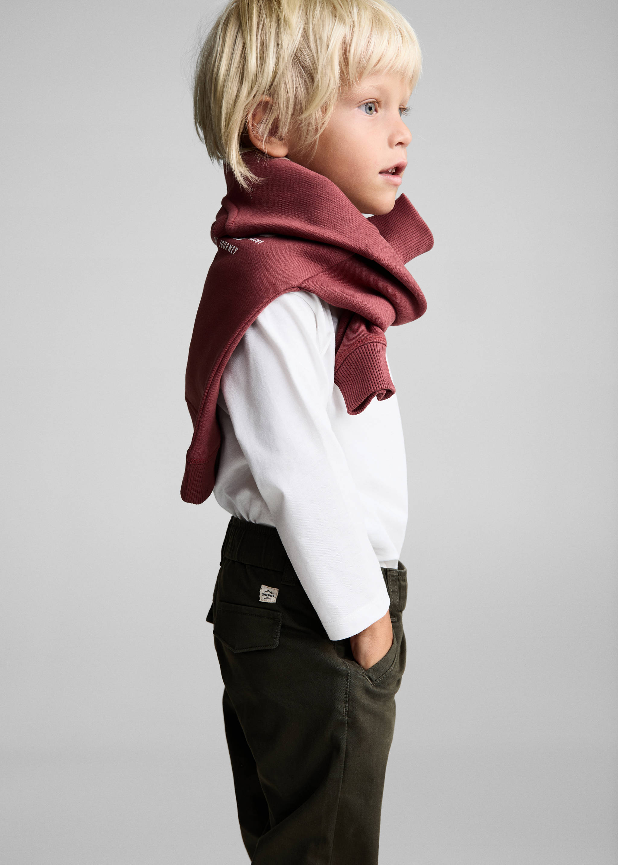 Elastic waist pants - Details of the article 1