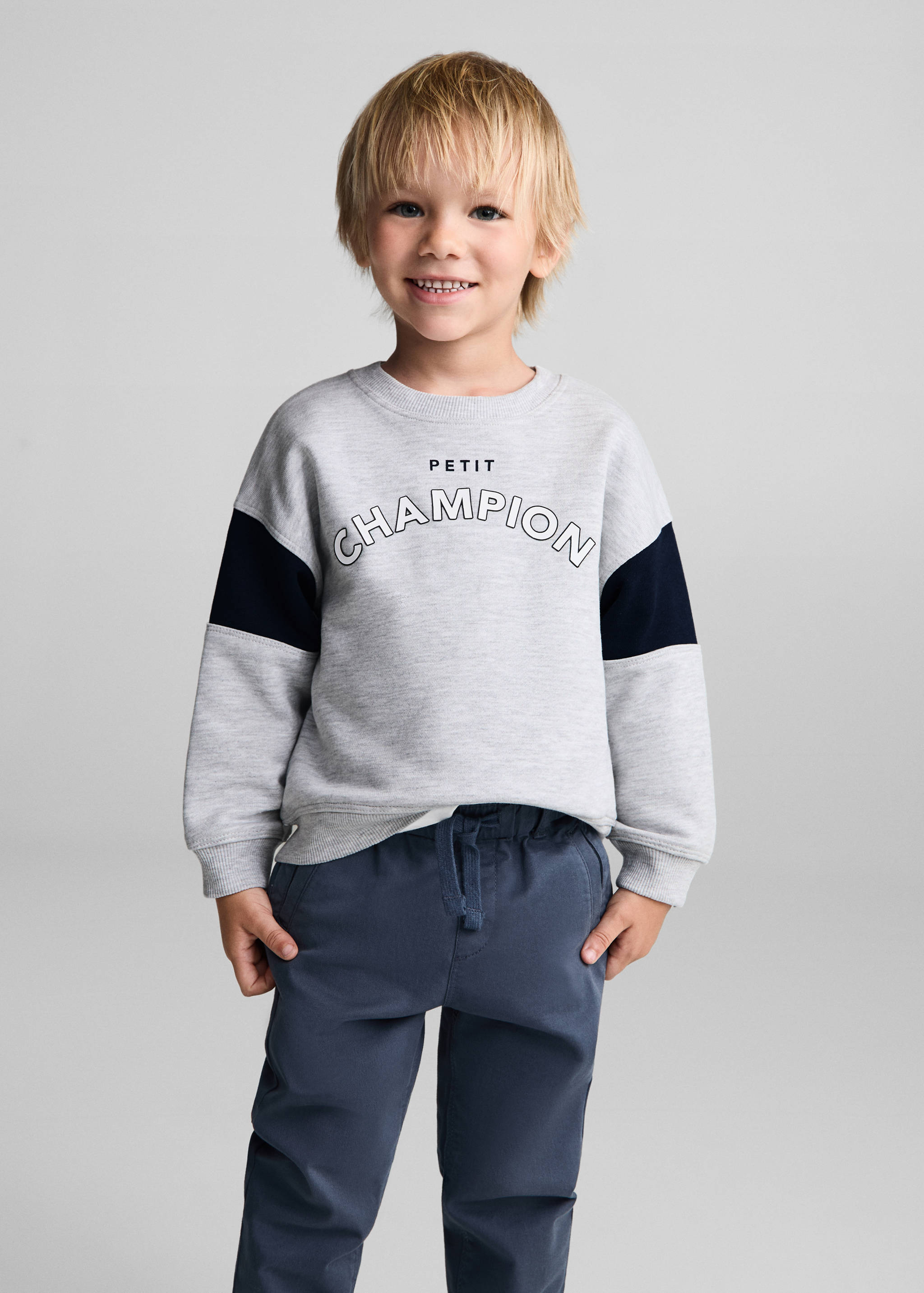 Elastic waist pants - Medium plane