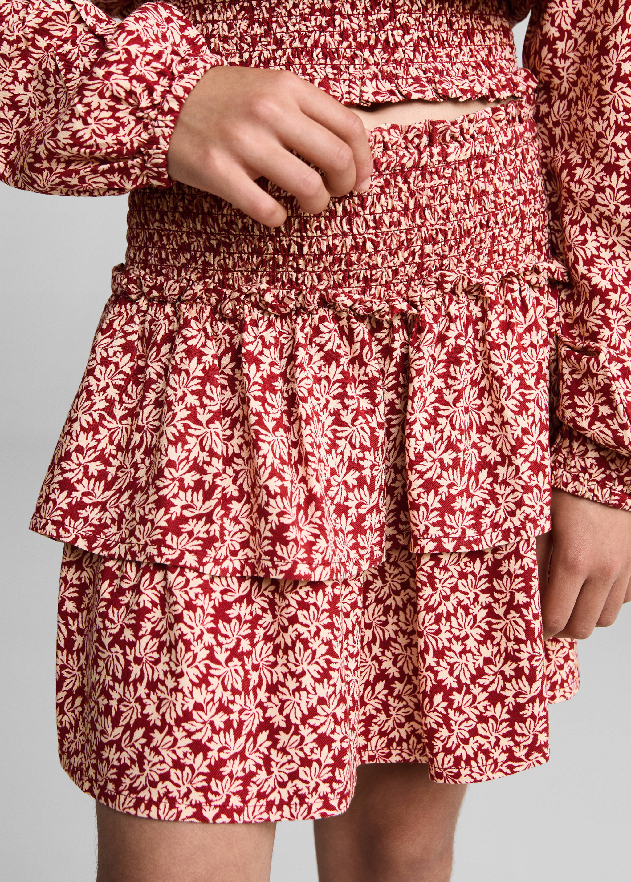 Printed ruffle skirt - Details of the article 6