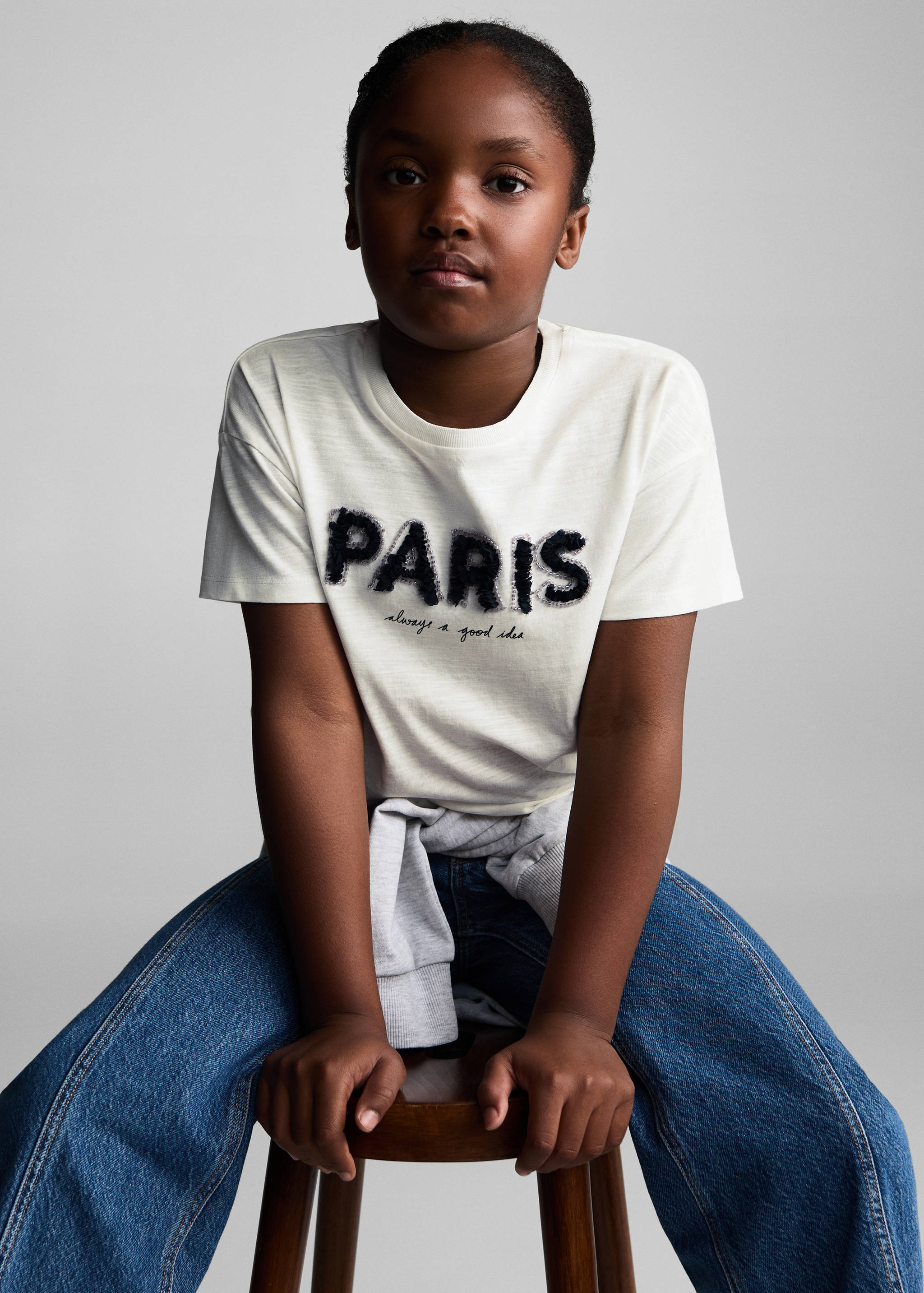 T-shirt imprimé perlé - Détail de l'article 1