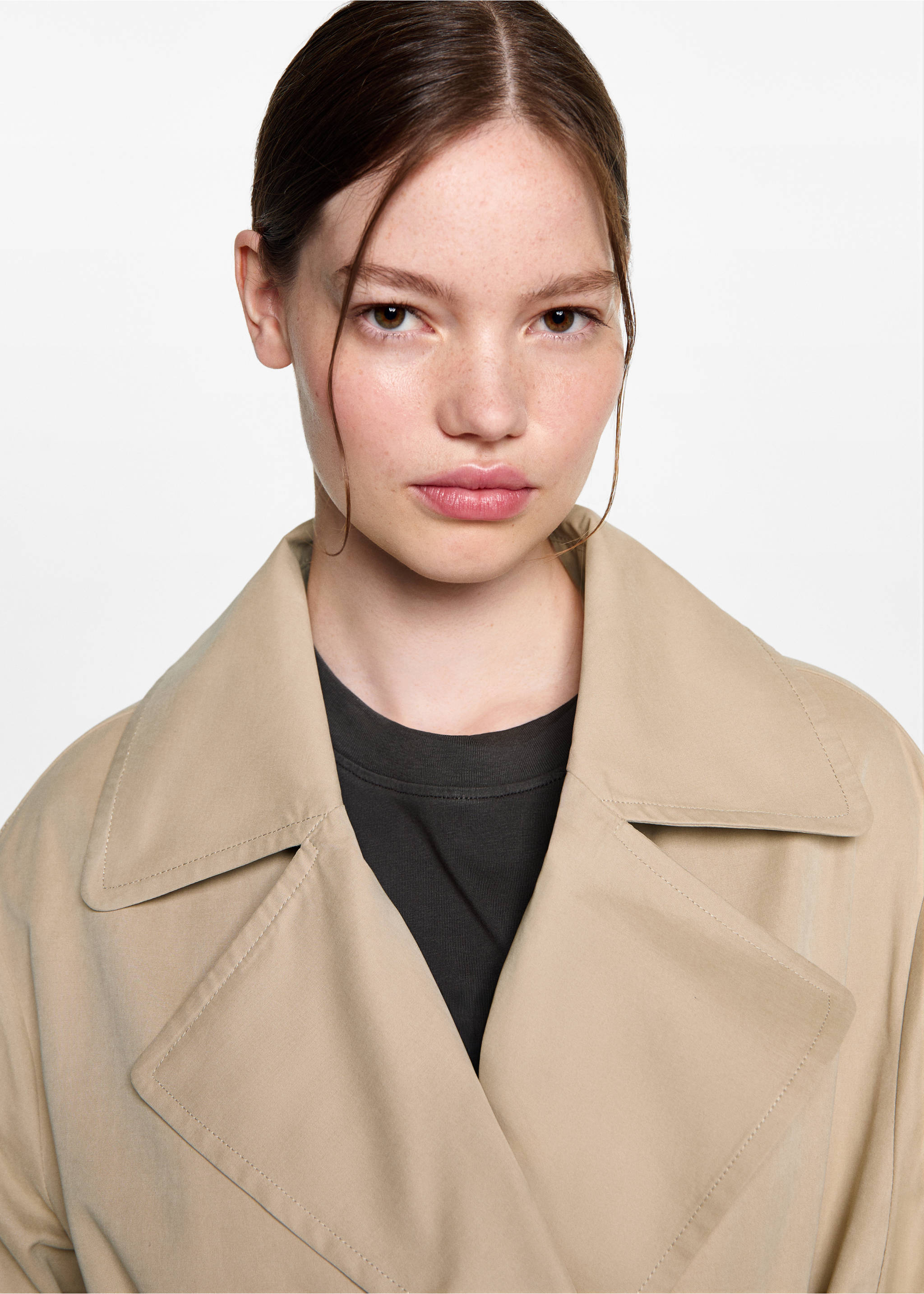 Trench classique ceinture - Détail de l'article 1, Beige. Ref: 77083283-00.