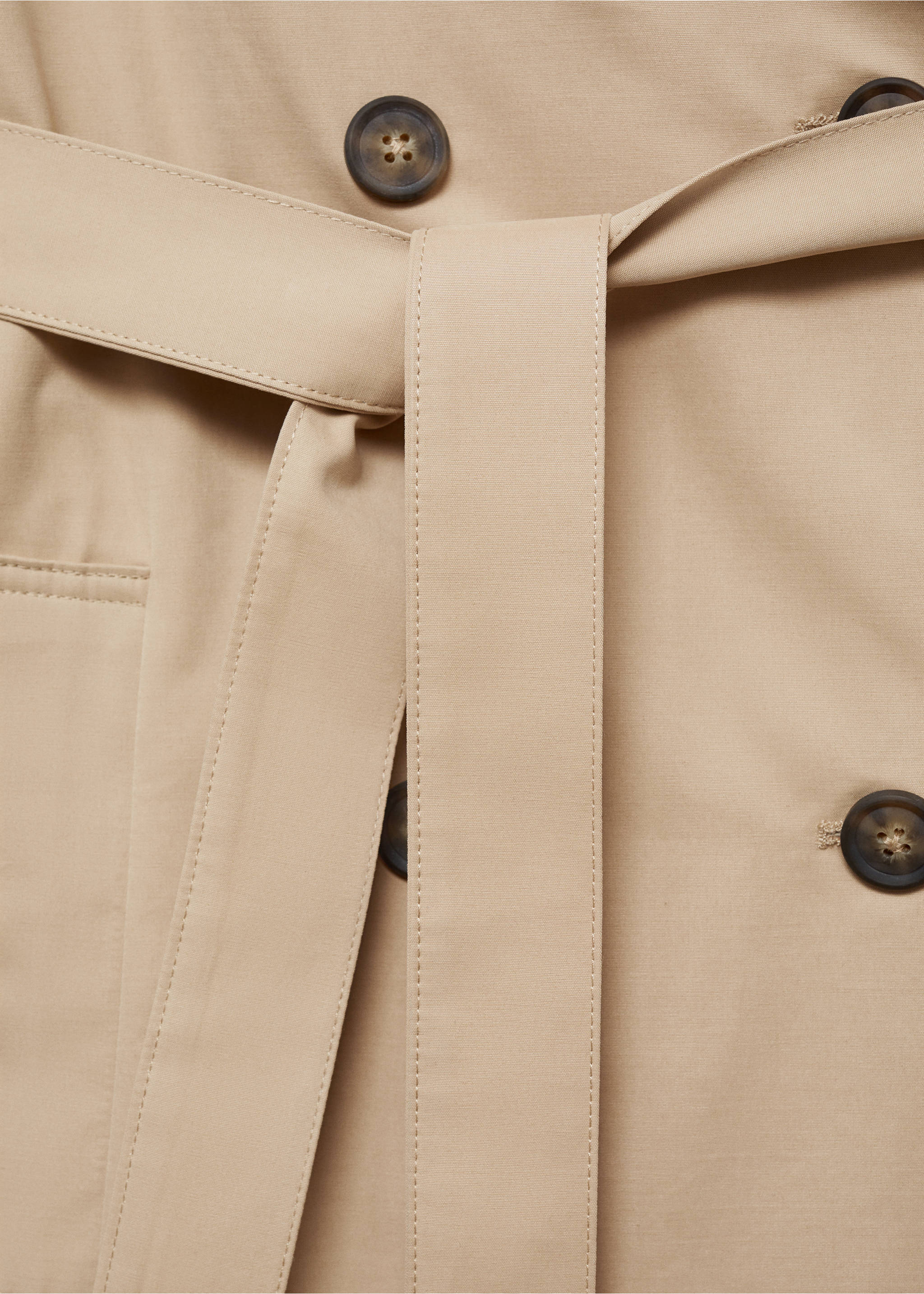 Trench classique ceinture - Détail de l'article 0, Beige. Ref: 77083283-00.