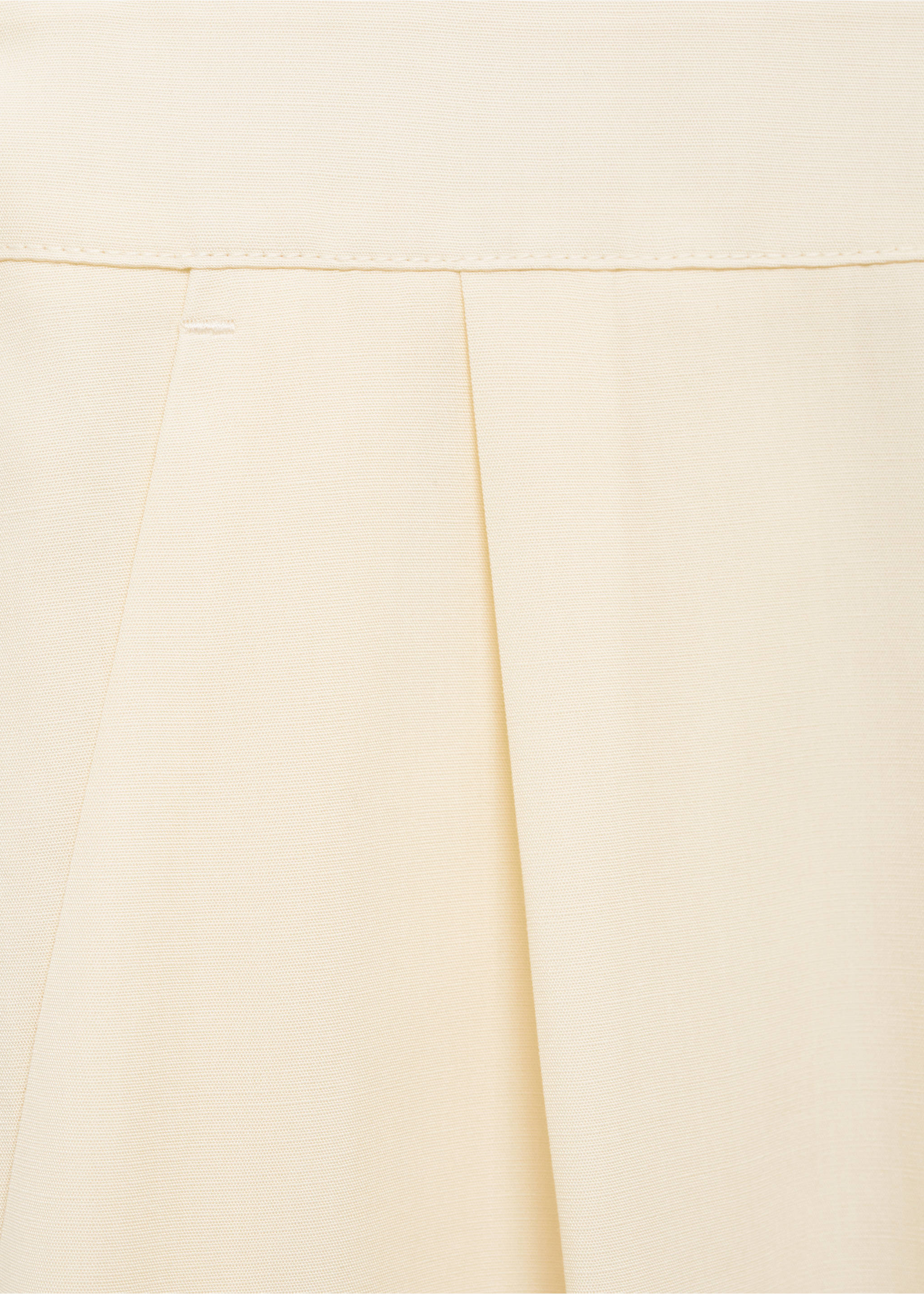 Lyocell shirt jumpsuit - Details of the article 0, Pastel Yellow. Ref: 77083284-00.