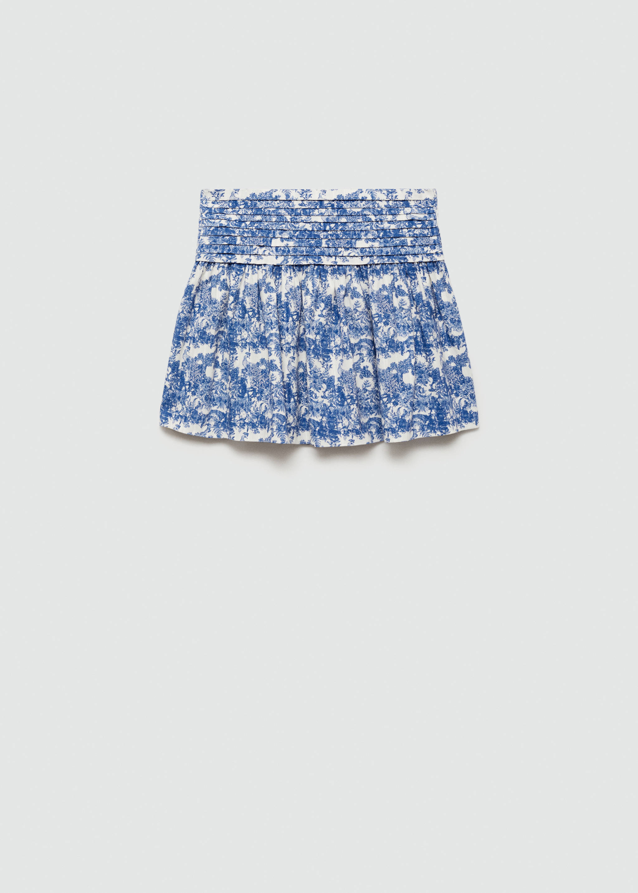 Fusta plisată imprimată - Articol fără model