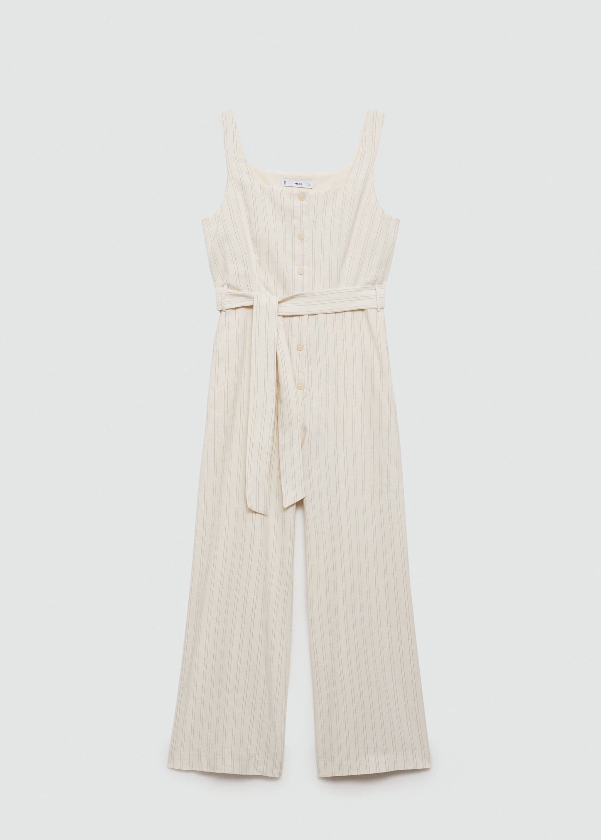 Striped bow jumpsuit - Article without model