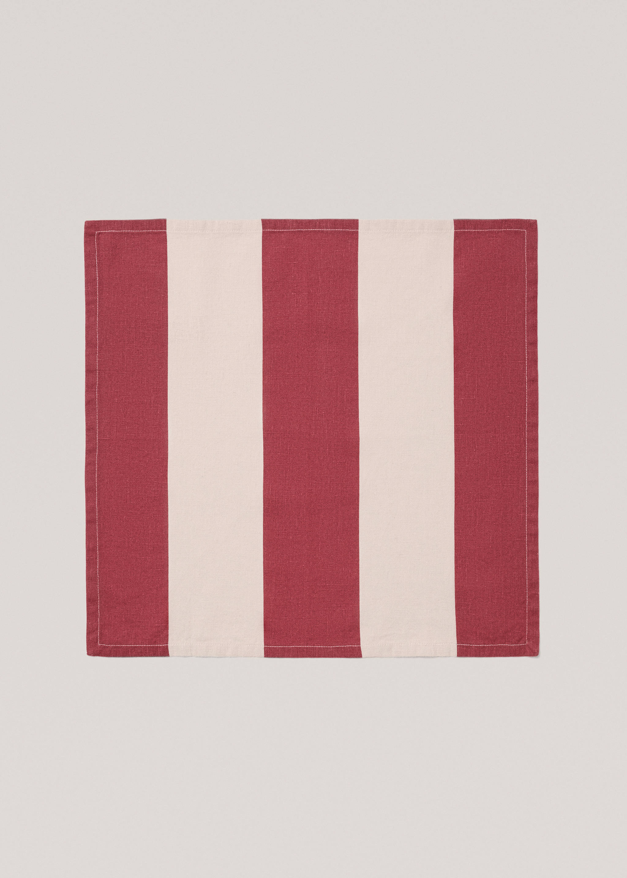 Striped cotton linen napkin 170x250cm - Article without model