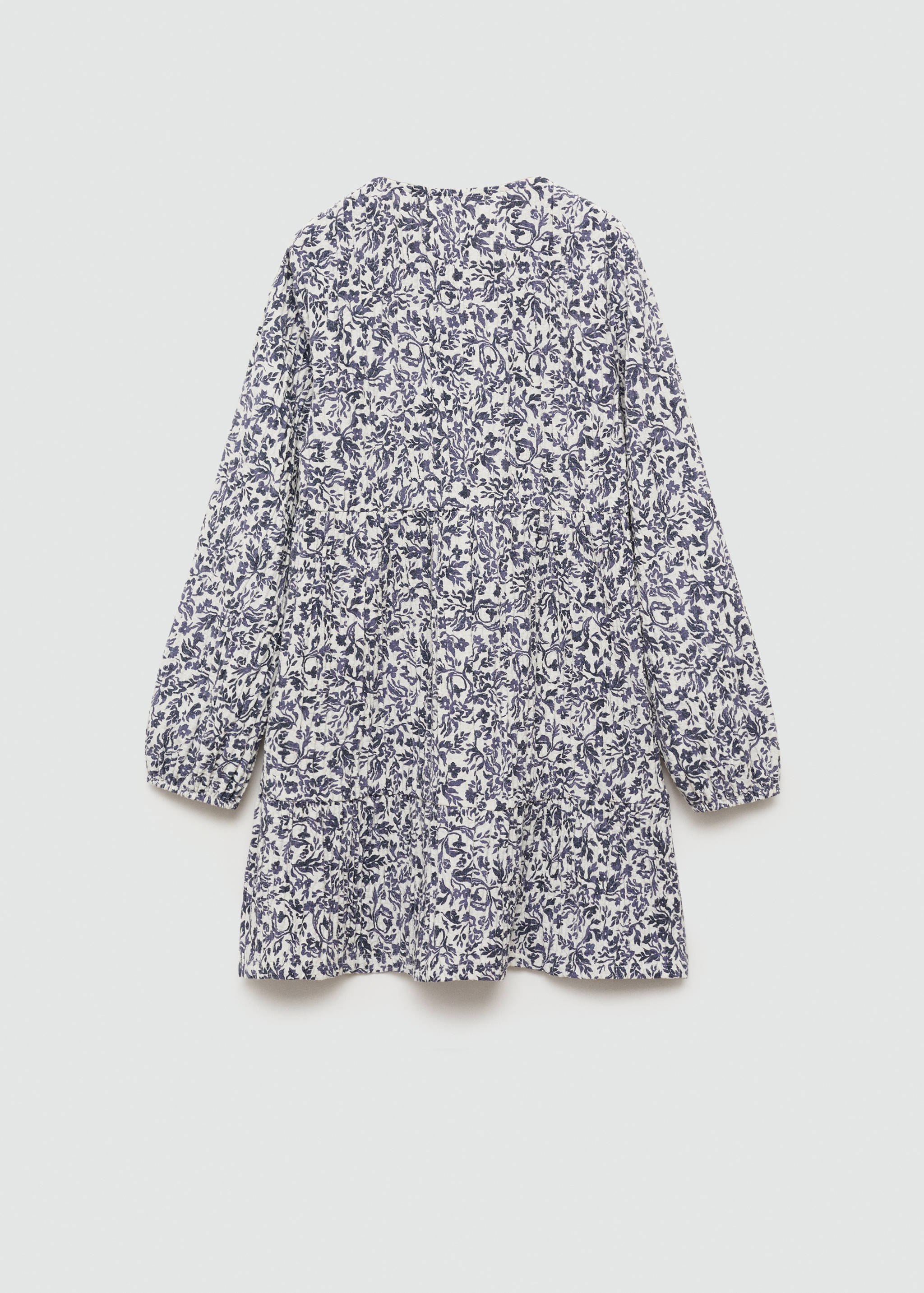 Pleated floral dress - Reverse of the article