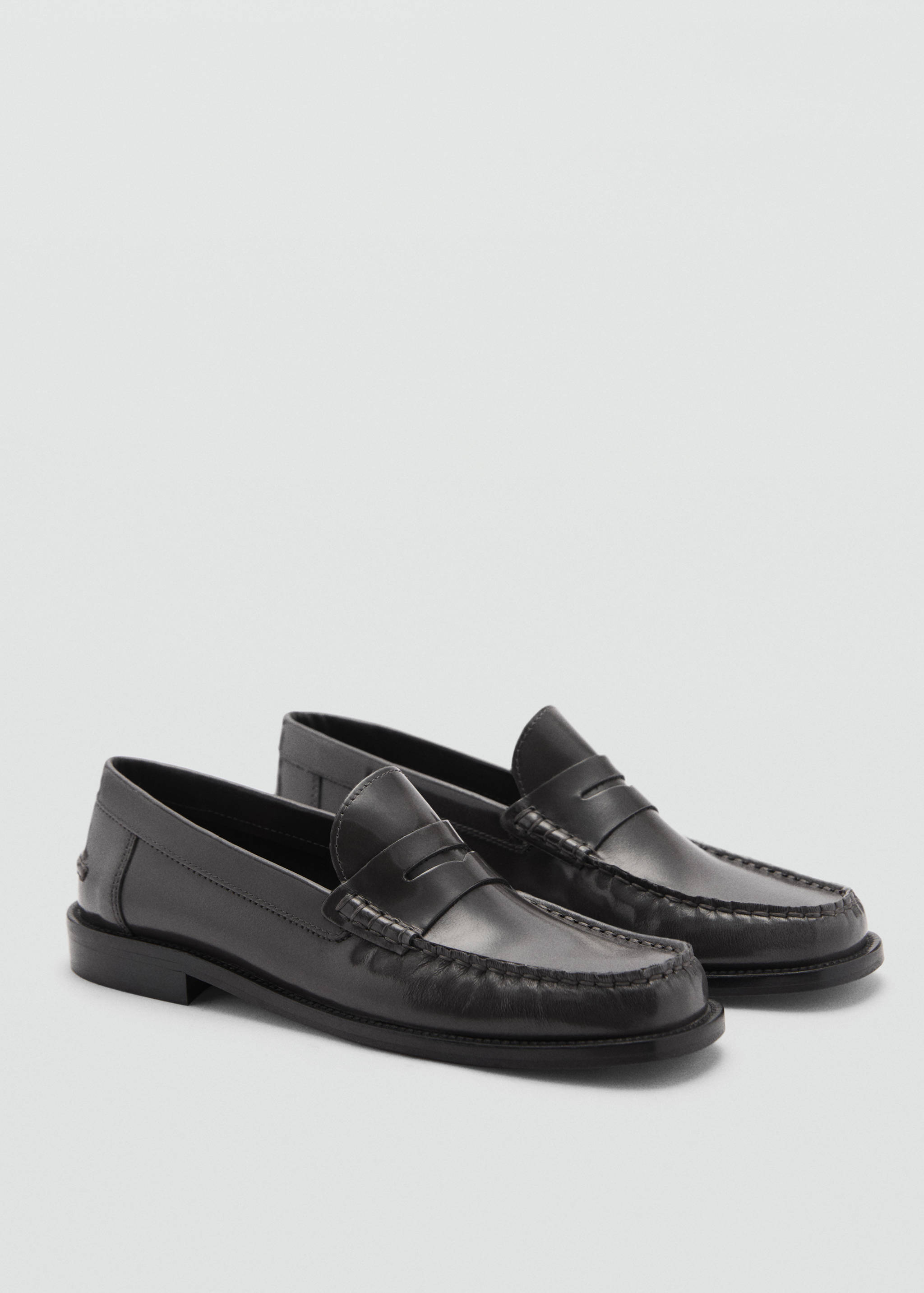 Leather loafers - Medium plane